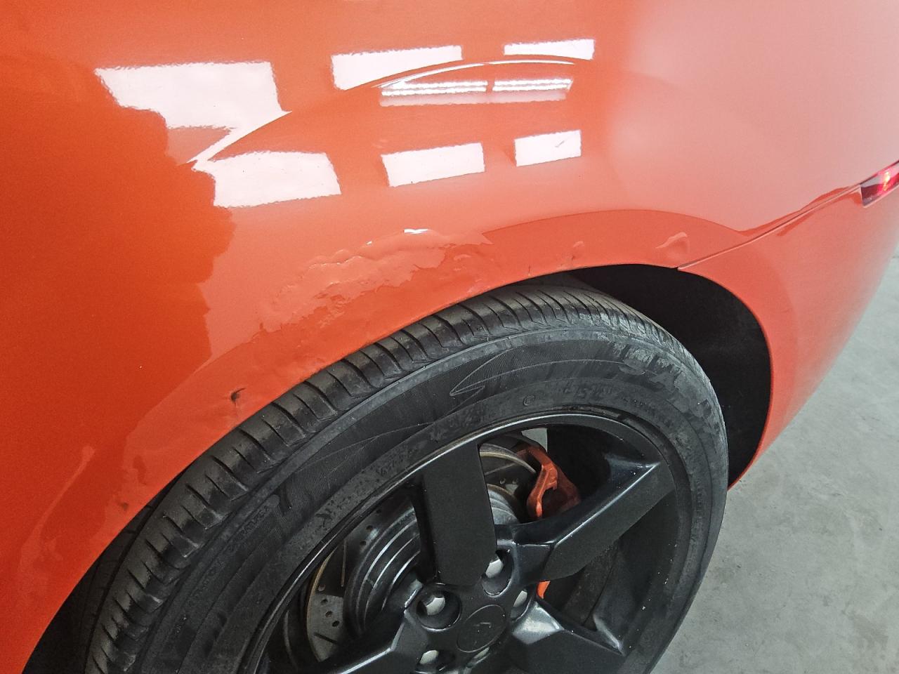 2012 Chevrolet Camaro Lt Orange vin: 2G1FB1E35C9143137 Damage: Left Qtr Panel, Rust, 4 To 5 Inches