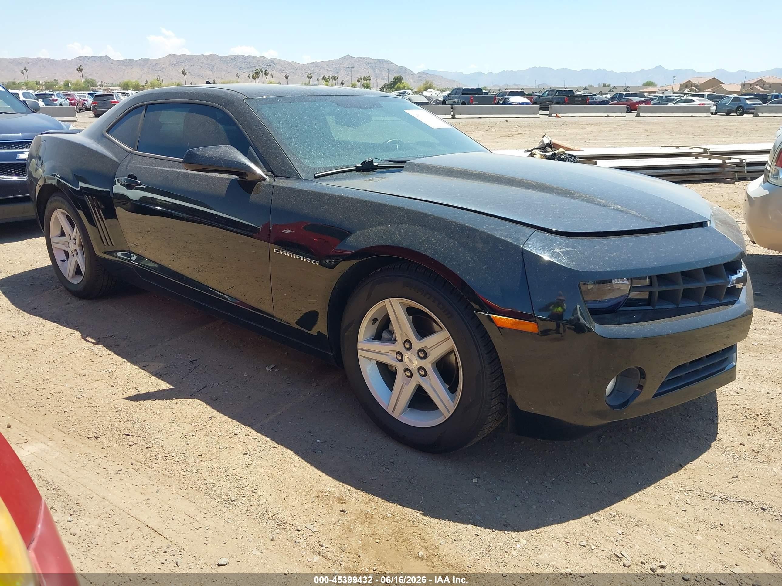 2012 Chevrolet Camaro 1lt Black vin: 2G1FB1E35C9170984