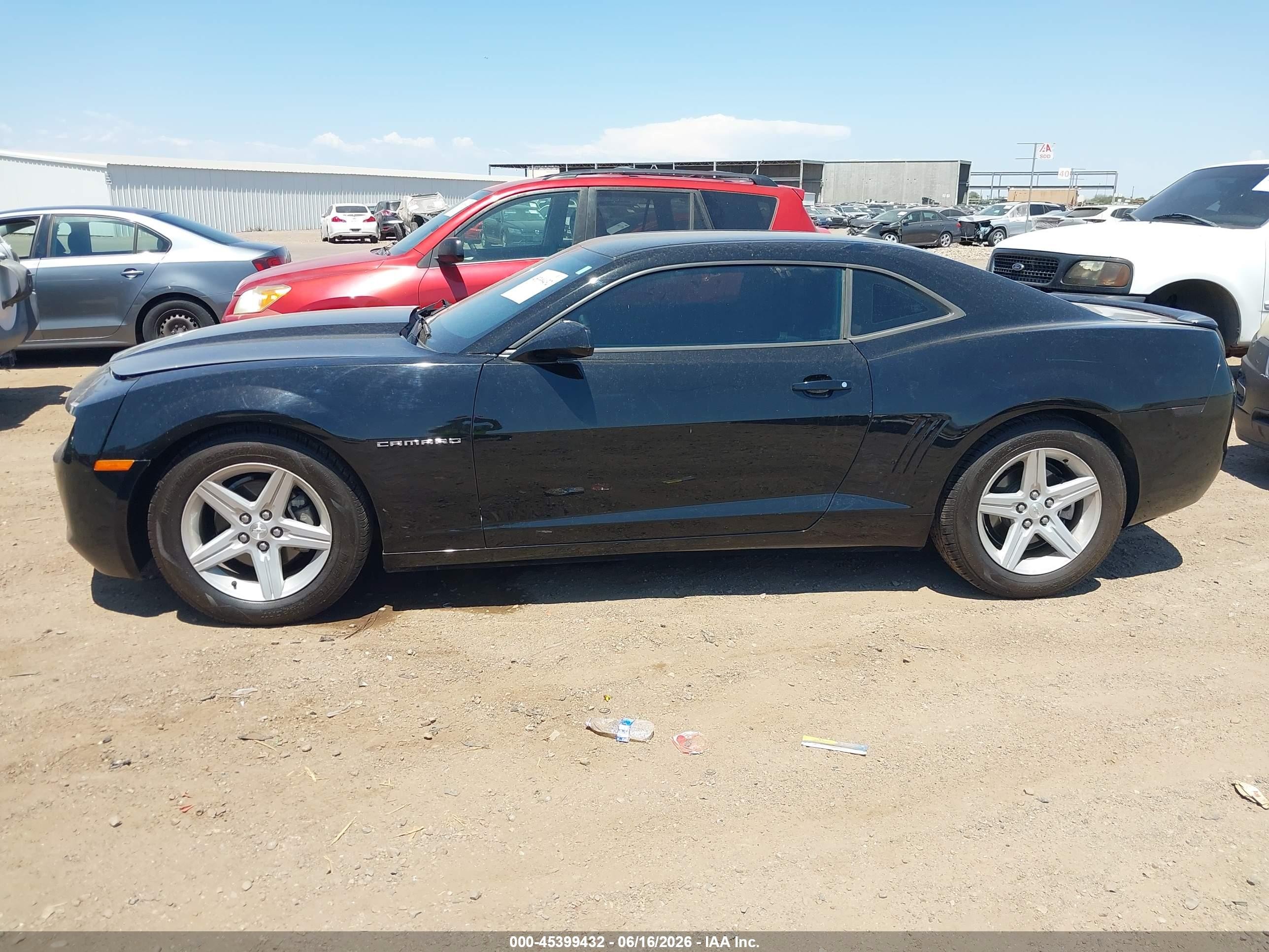 2012 Chevrolet Camaro 1lt Black vin: 2G1FB1E35C9170984