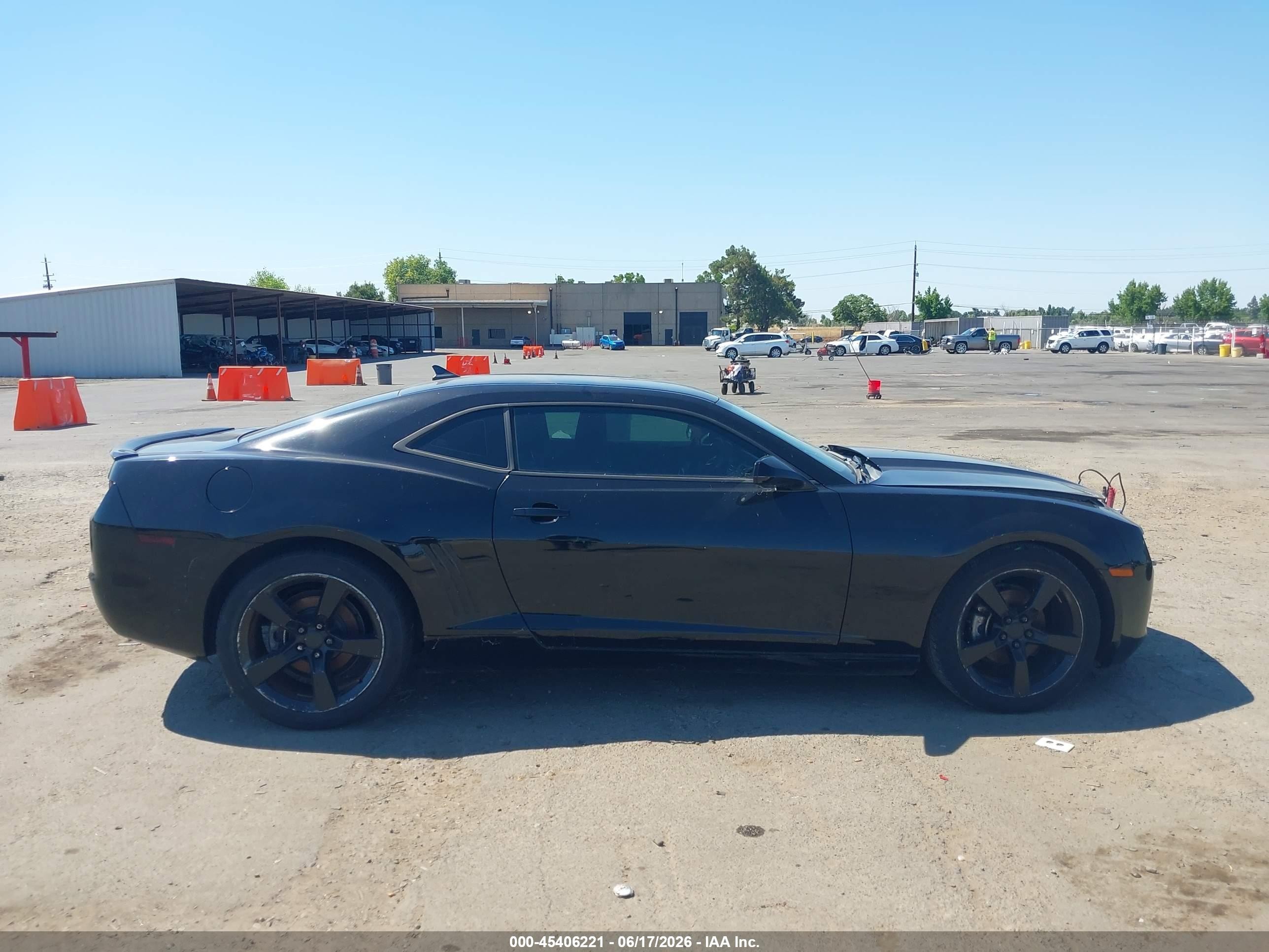 2012 Chevrolet Camaro 1lt Black vin: 2G1FB1E35C9172931