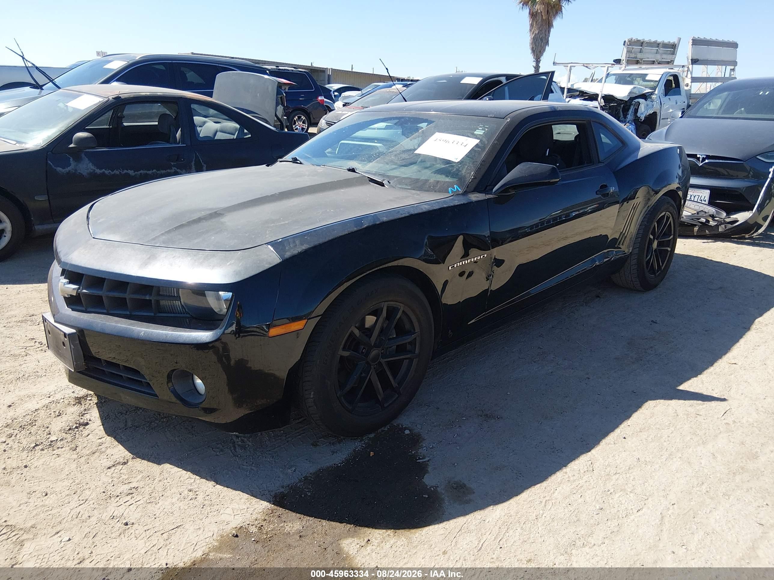 2012 Chevrolet Camaro 1lt Black vin: 2G1FB1E35C9183220