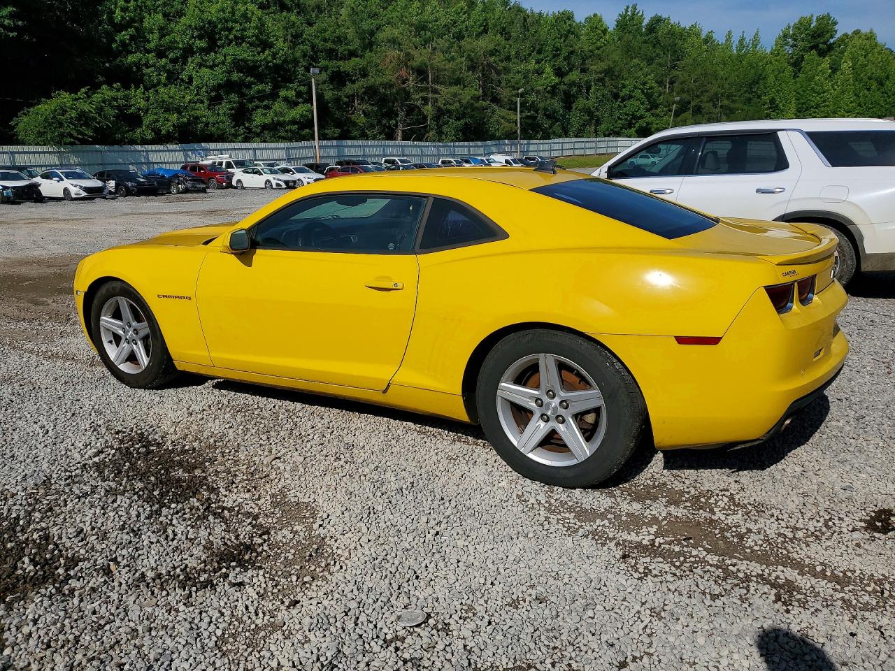 2012 Chevrolet Camaro Lt Желтый vin: 2G1FB1E35C9192628