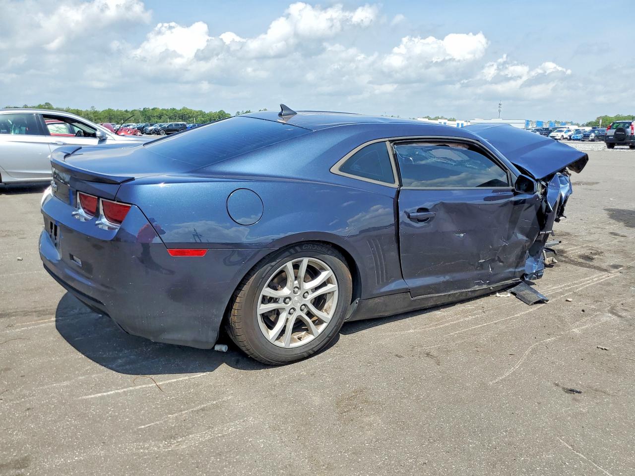 2013 Chevrolet Camaro Lt Blue vin: 2G1FB1E35D9134956