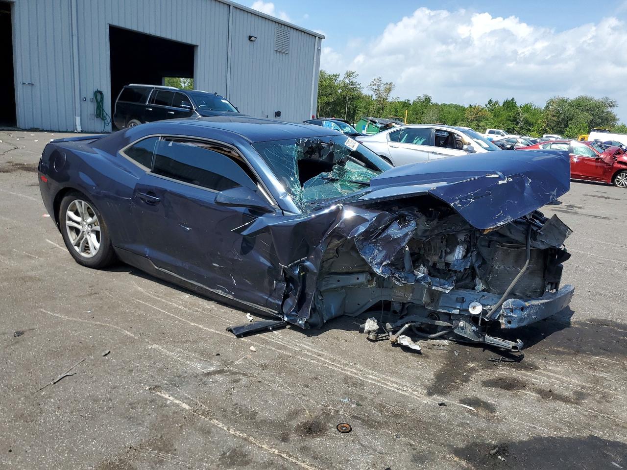2013 Chevrolet Camaro Lt Blue vin: 2G1FB1E35D9134956