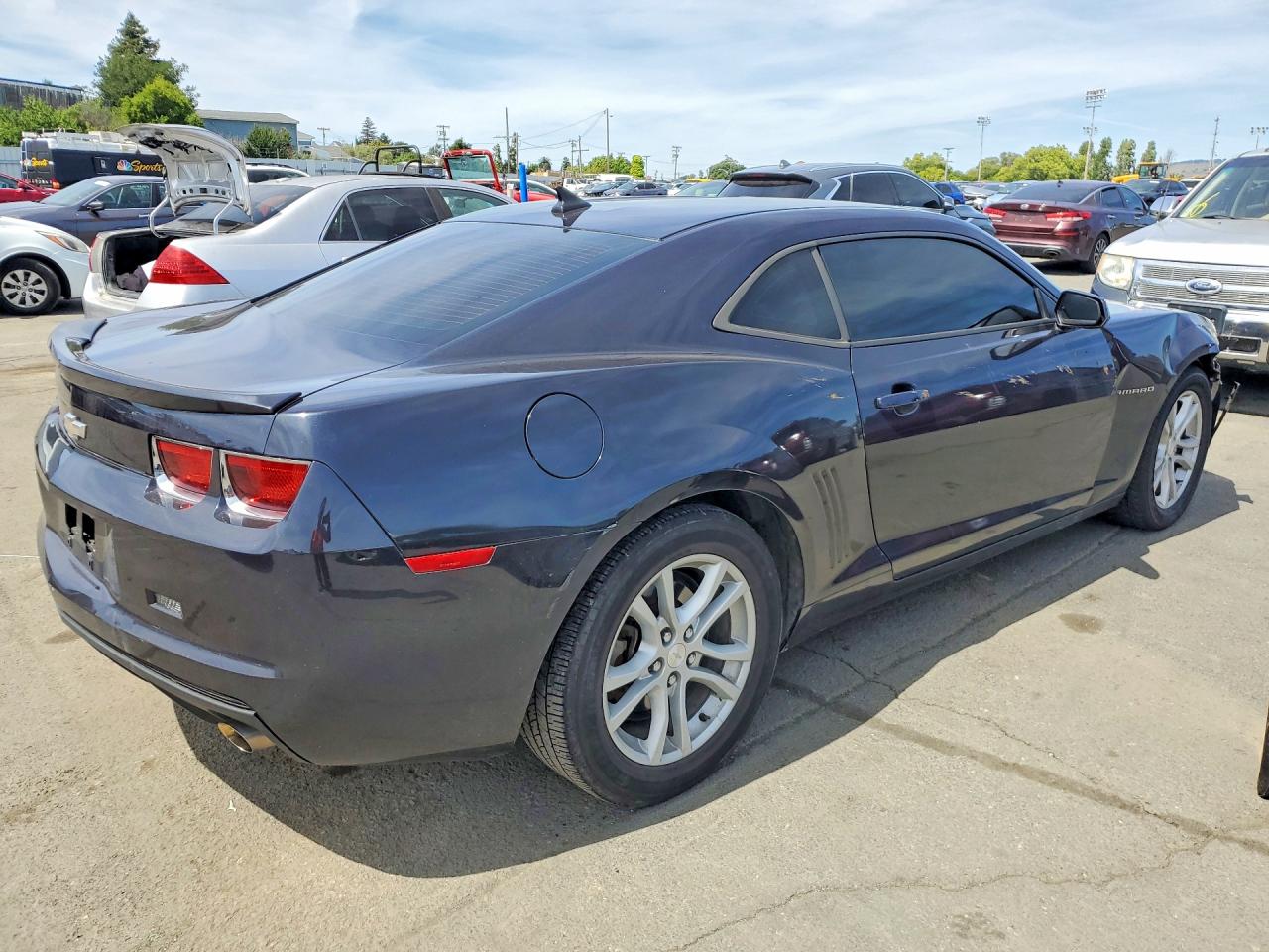 2013 Chevrolet Camaro Lt Blue vin: 2G1FB1E35D9177659