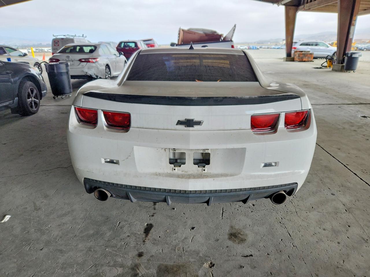 2013 Chevrolet Camaro Lt White vin: 2G1FB1E35D9211535