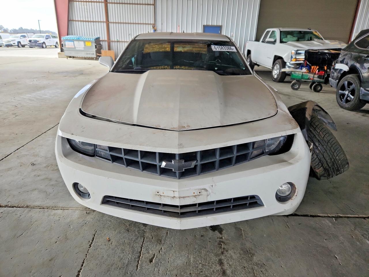 2013 Chevrolet Camaro Lt White vin: 2G1FB1E35D9211535