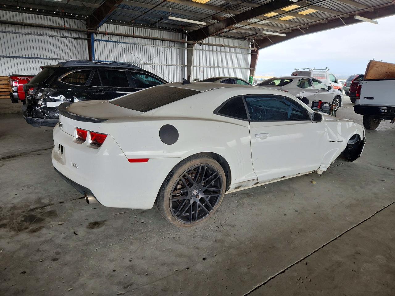 2013 Chevrolet Camaro Lt White vin: 2G1FB1E35D9211535