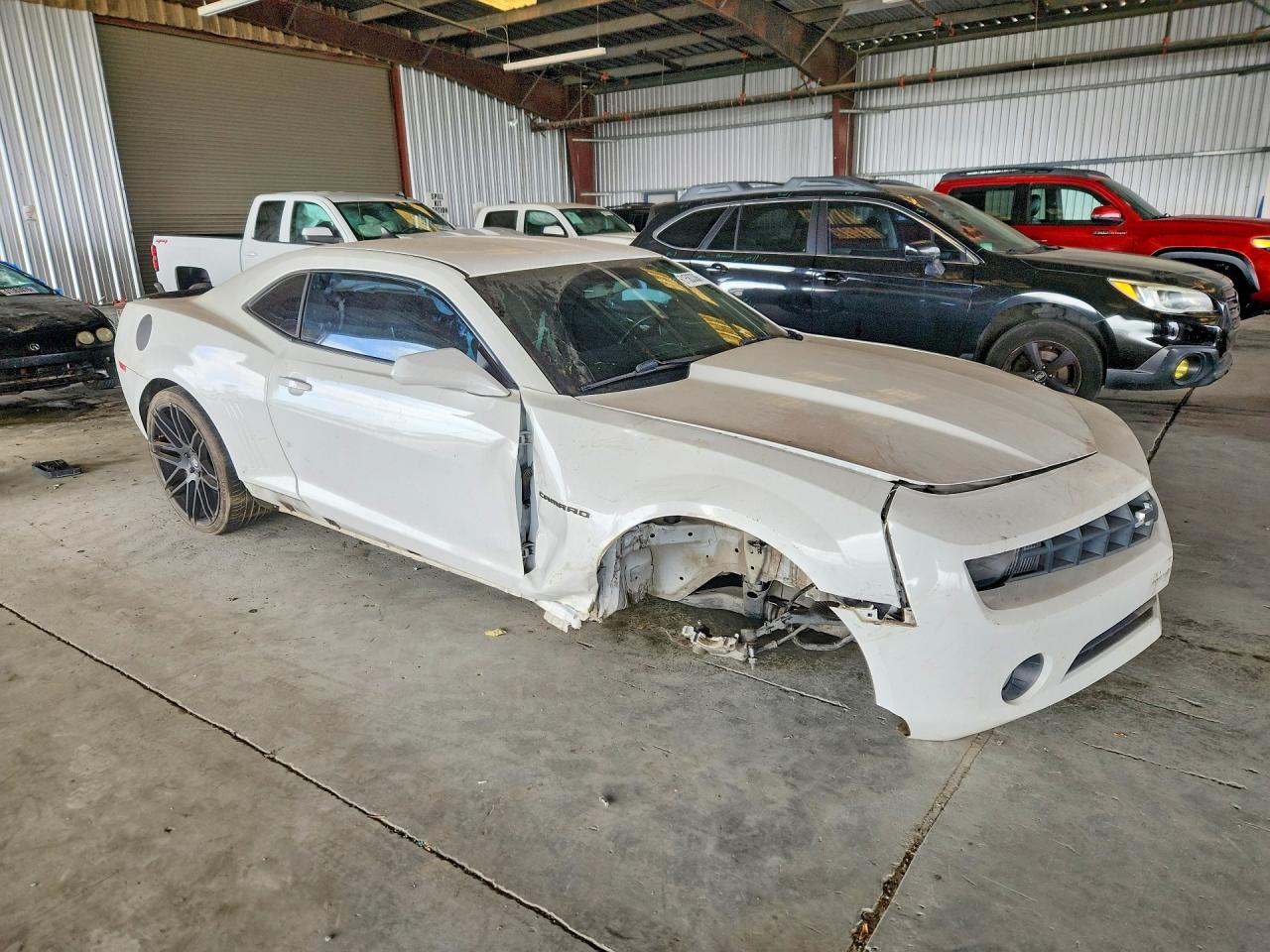 2013 Chevrolet Camaro Lt White vin: 2G1FB1E35D9211535