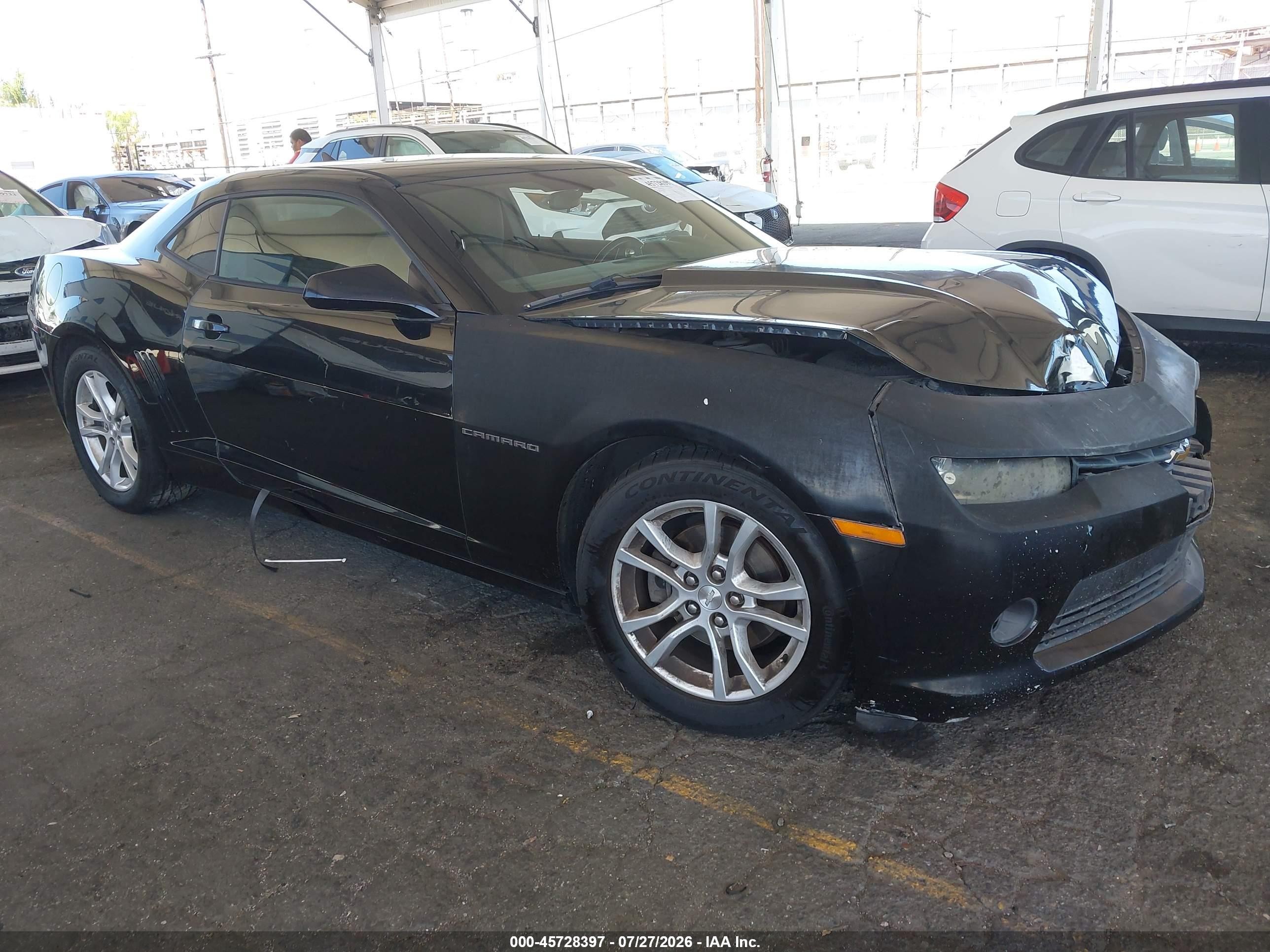 2014 Chevrolet Camaro 1lt Black vin: 2G1FB1E35E9131685