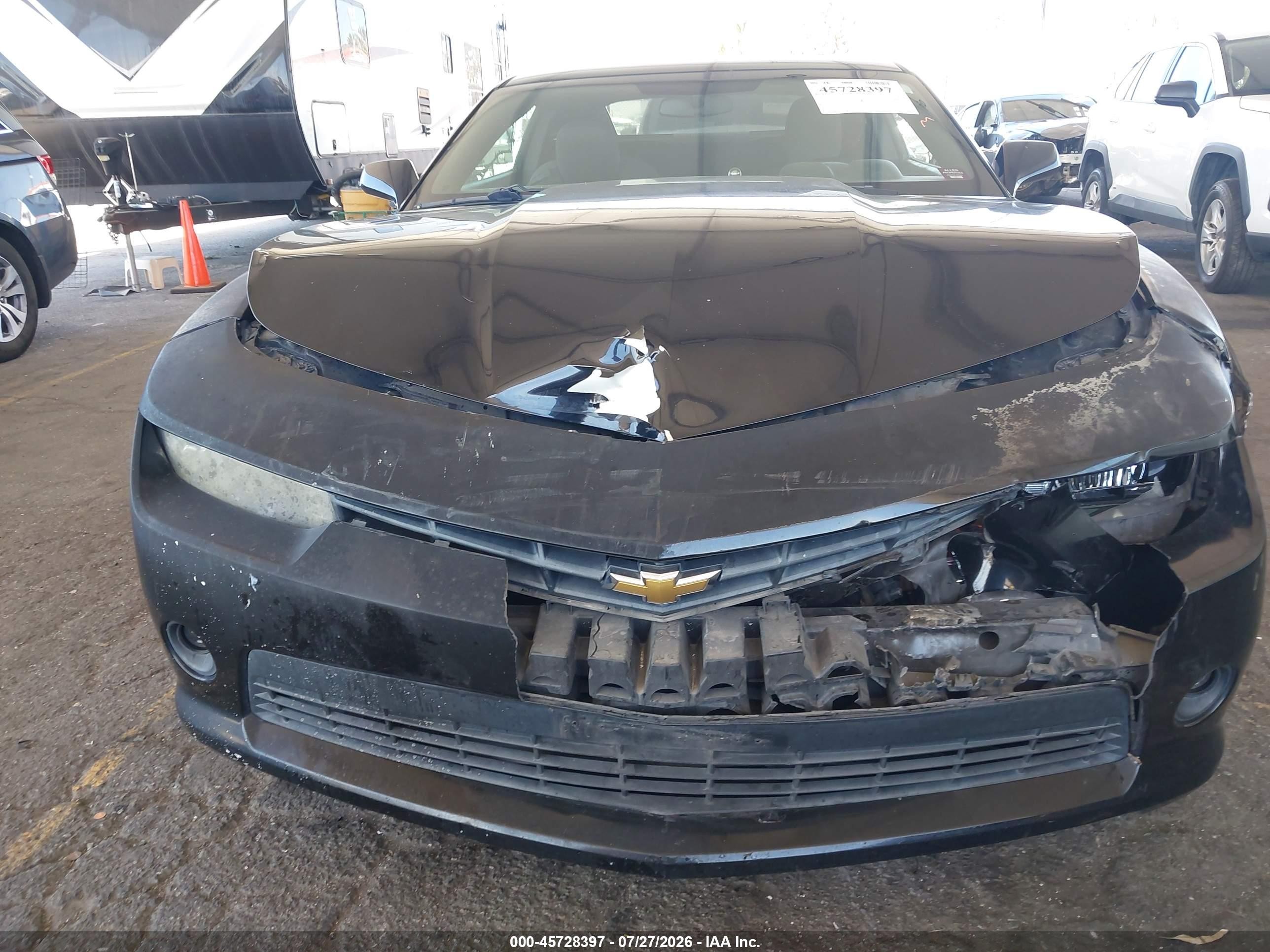 2014 Chevrolet Camaro 1lt Черный vin: 2G1FB1E35E9131685