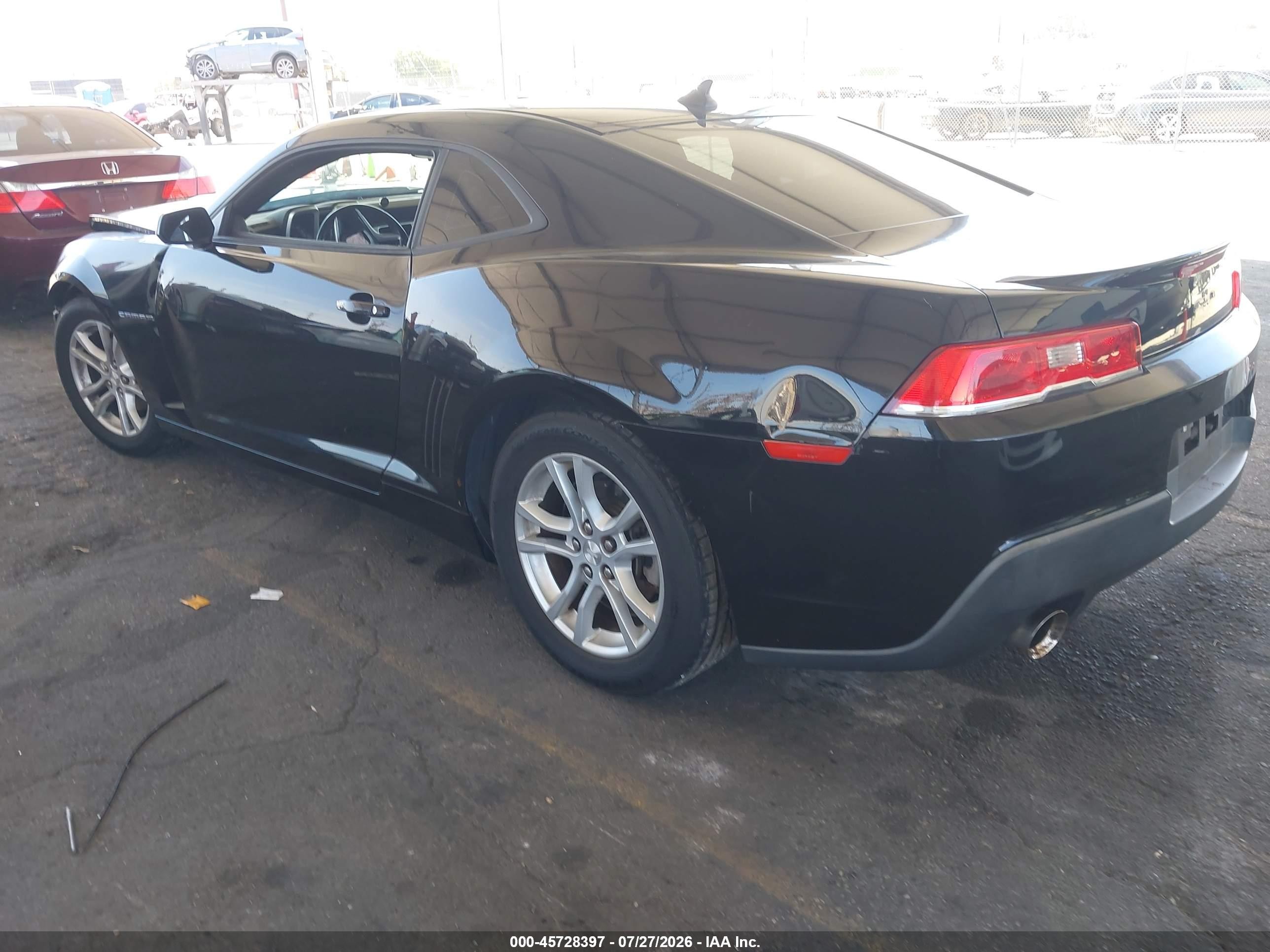 2014 Chevrolet Camaro 1lt Черный vin: 2G1FB1E35E9131685