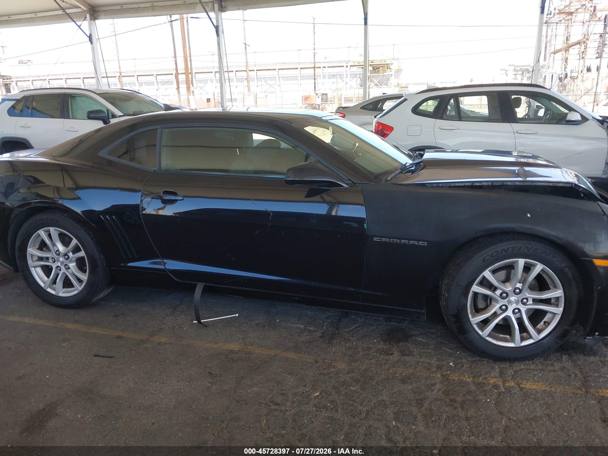 2014 Chevrolet Camaro 1lt Черный vin: 2G1FB1E35E9131685