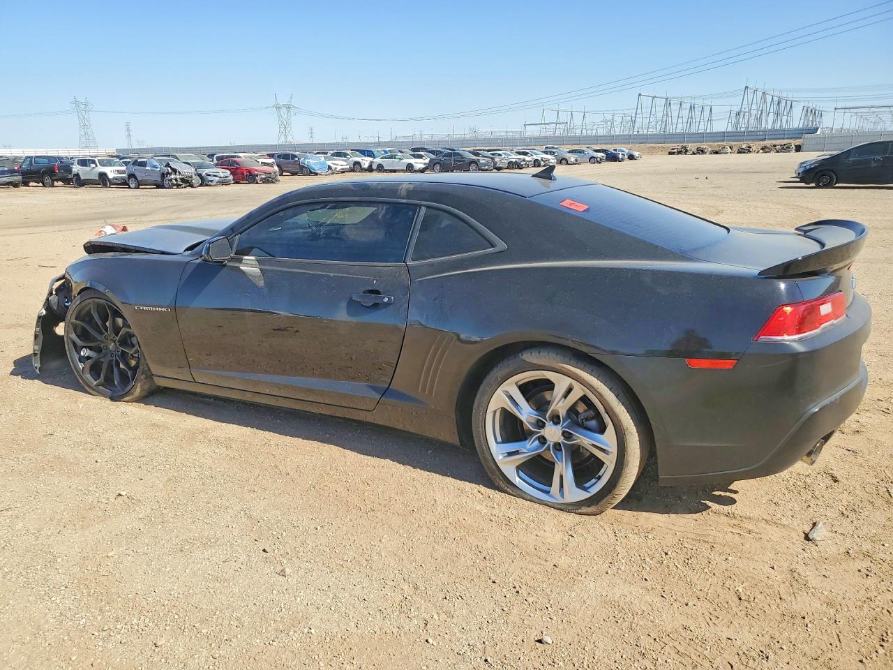 2014 Chevrolet Camaro Lt Black vin: 2G1FB1E35E9159390