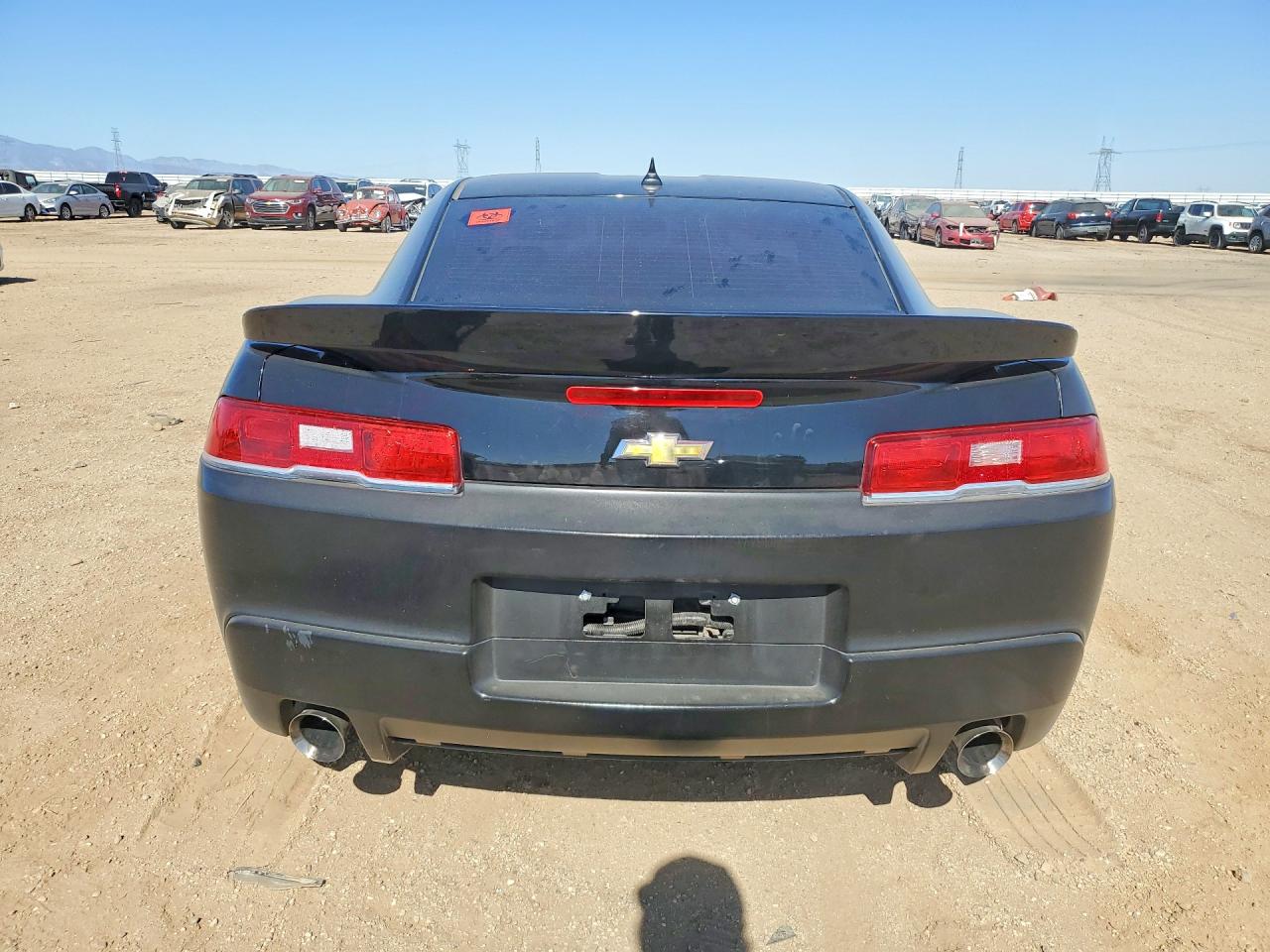 2014 Chevrolet Camaro Lt Black vin: 2G1FB1E35E9159390