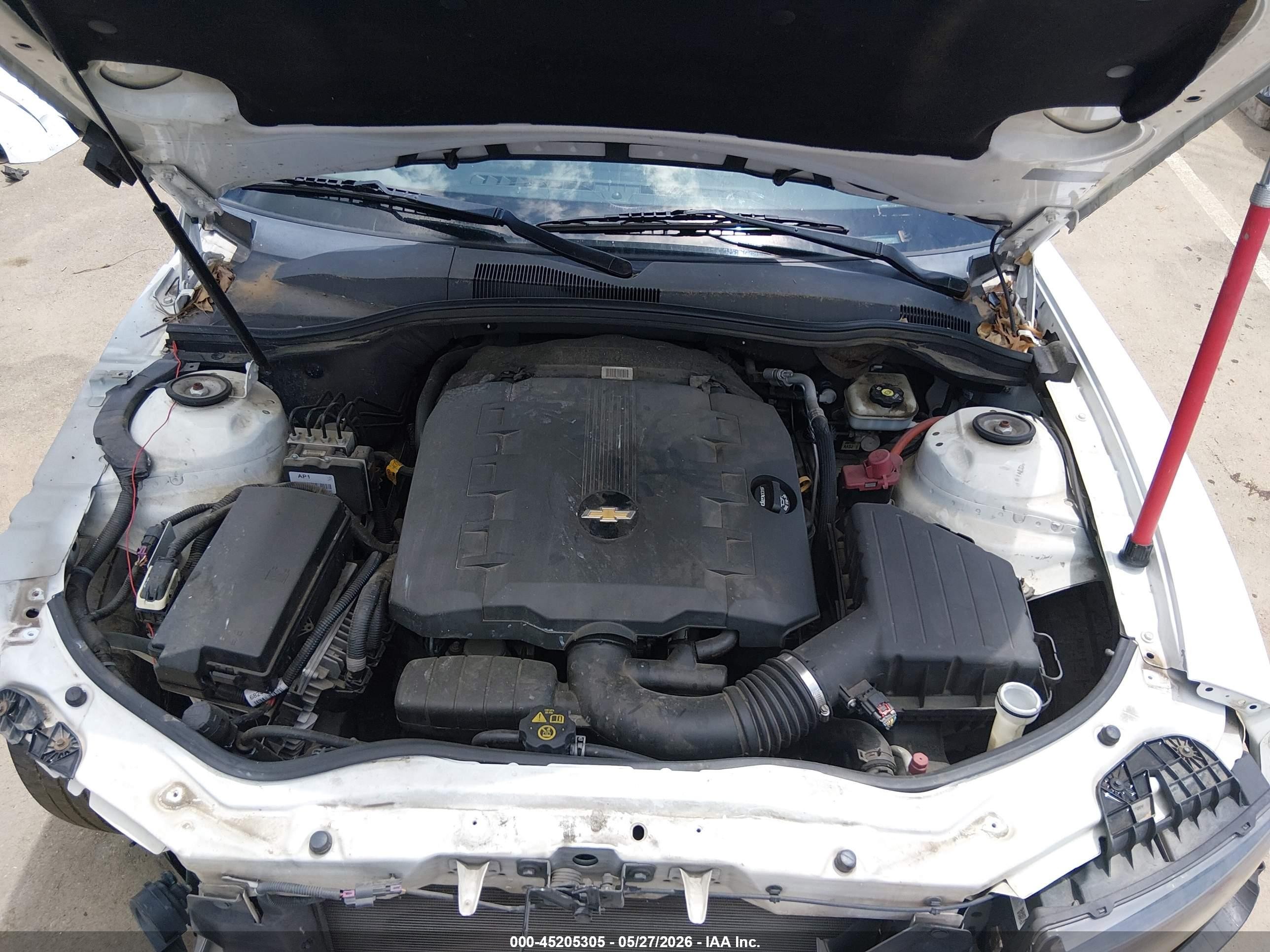 2014 Chevrolet Camaro 1lt White vin: 2G1FB1E35E9163875