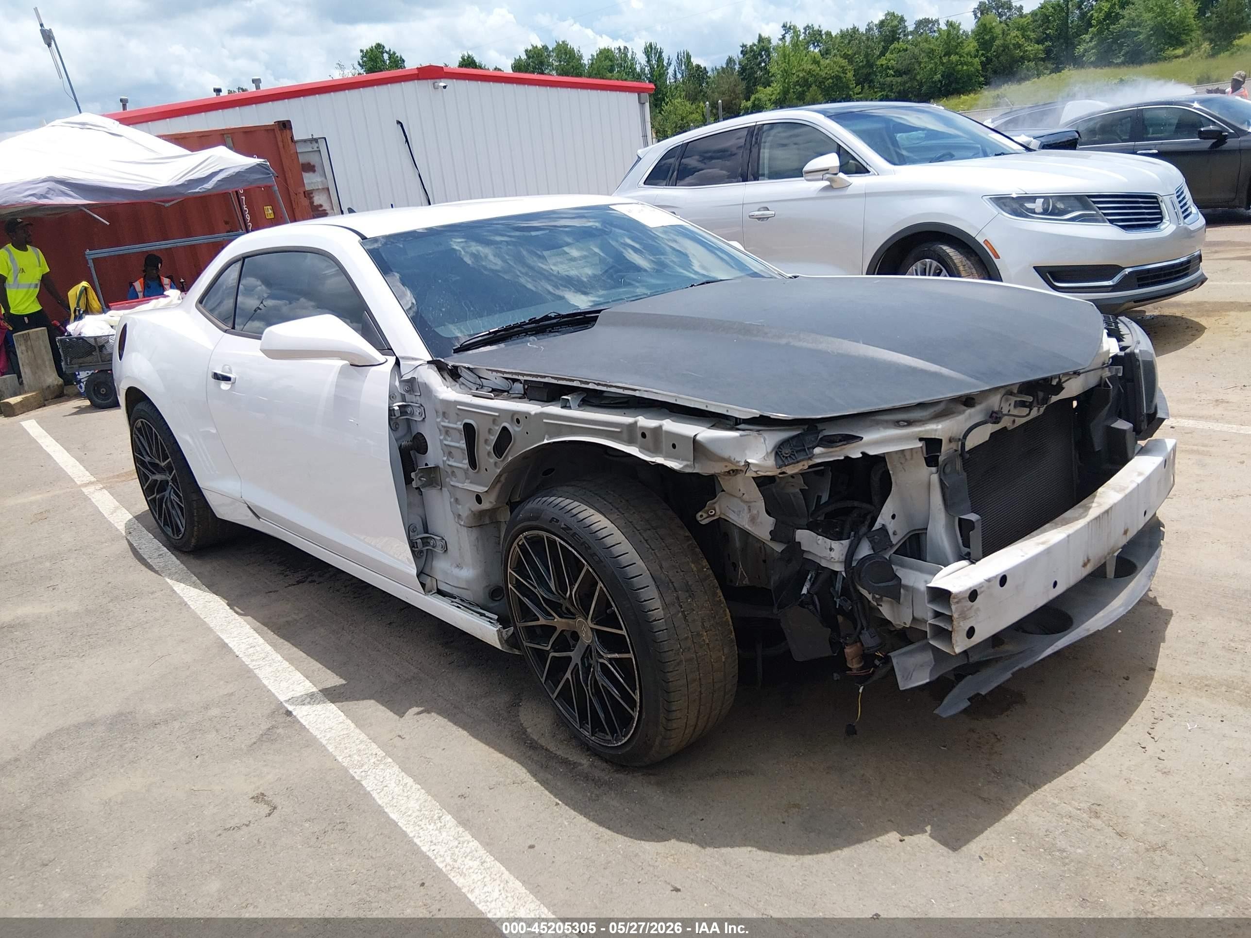 2014 Chevrolet Camaro 1lt White vin: 2G1FB1E35E9163875