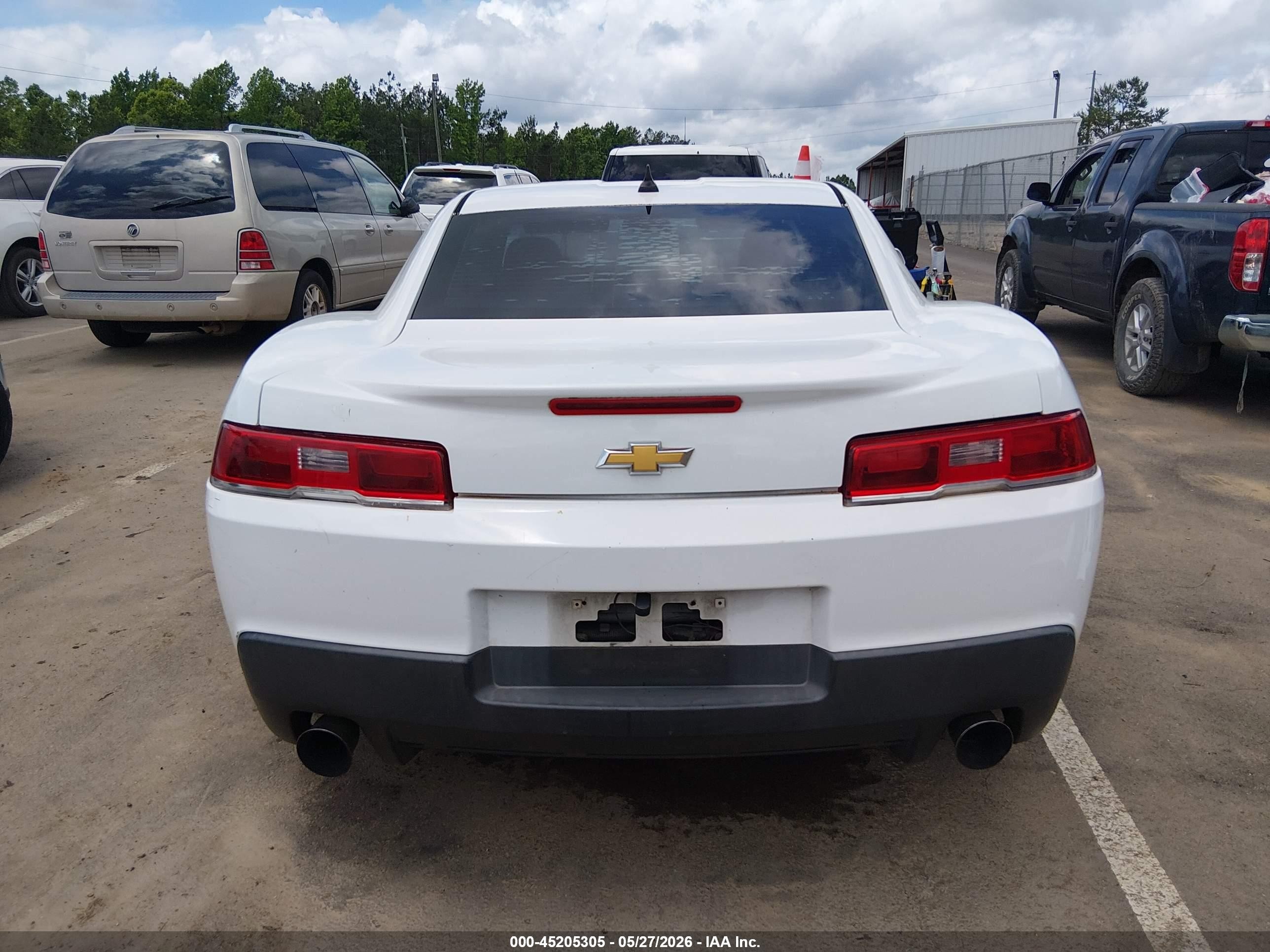 2014 Chevrolet Camaro 1lt White vin: 2G1FB1E35E9163875