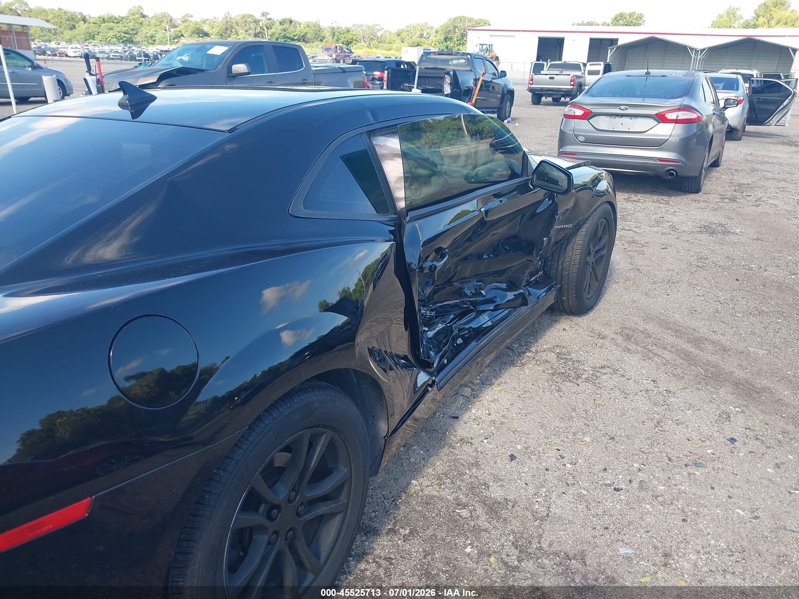 2014 Chevrolet Camaro 1lt Черный vin: 2G1FB1E35E9165285