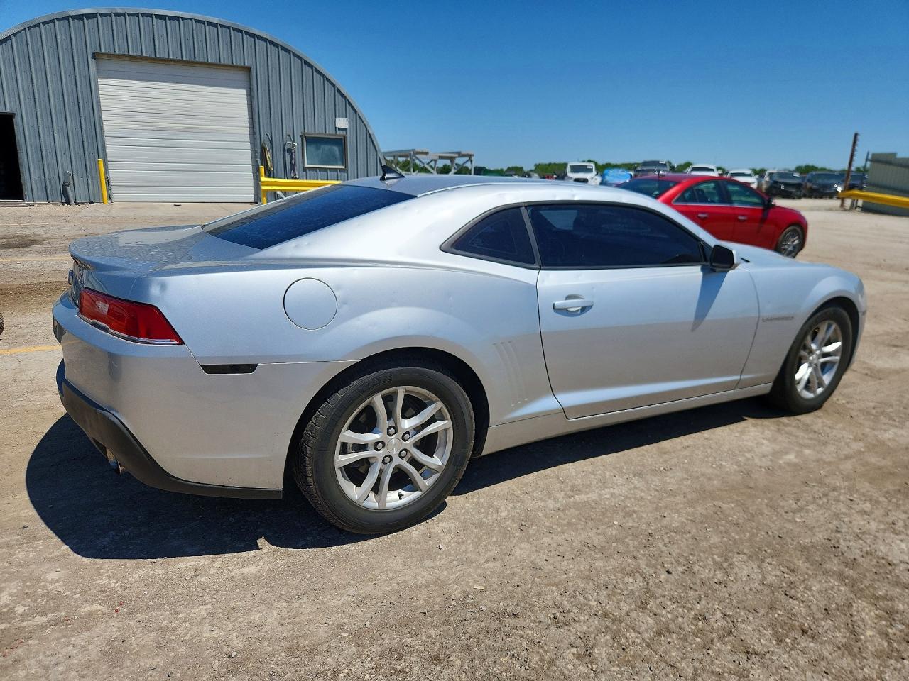 2014 Chevrolet Camaro Lt Silver vin: 2G1FB1E35E9247839