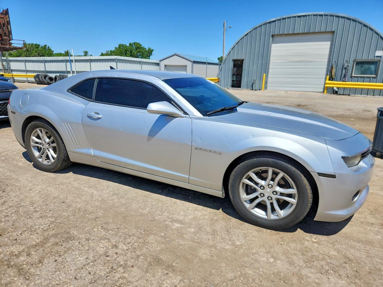2014 Chevrolet Camaro Lt Silver vin: 2G1FB1E35E9247839