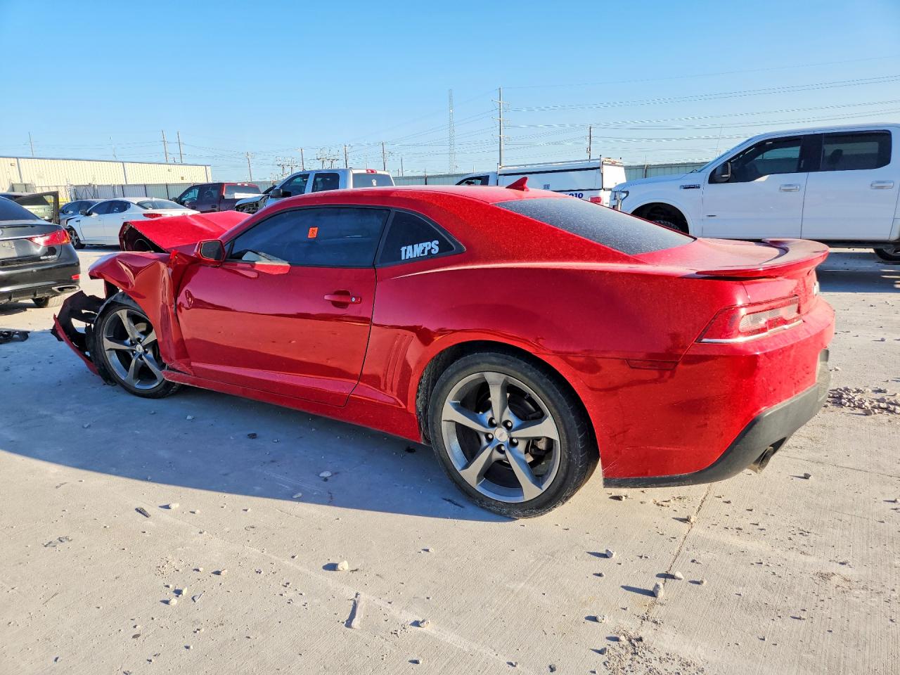 2014 Chevrolet Camaro Lt Red vin: 2G1FB1E35E9282381