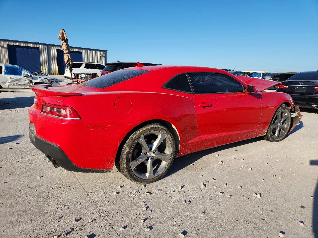 2014 Chevrolet Camaro Lt Red vin: 2G1FB1E35E9282381