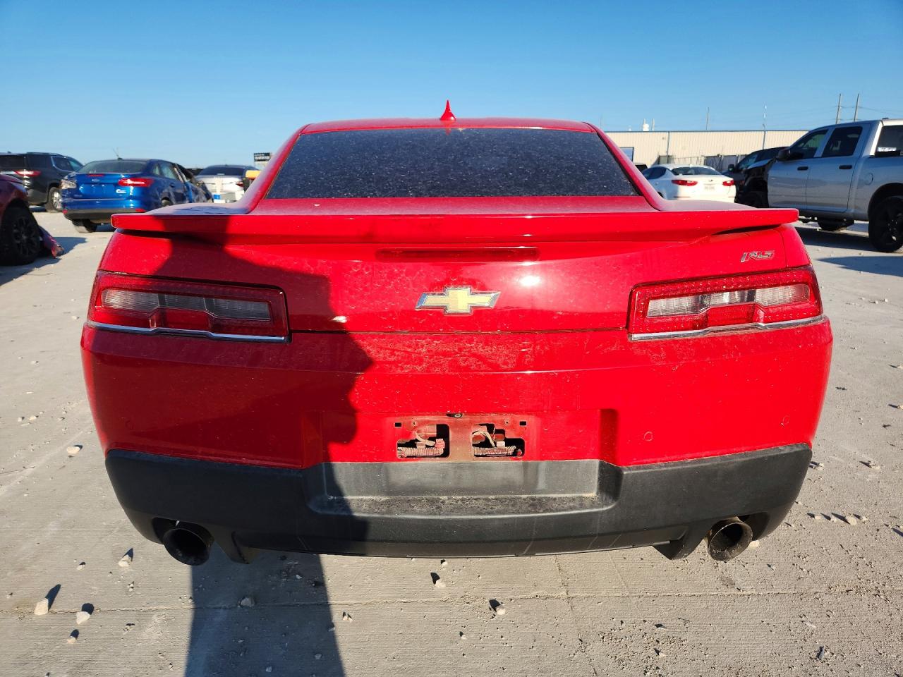 2014 Chevrolet Camaro Lt Red vin: 2G1FB1E35E9282381