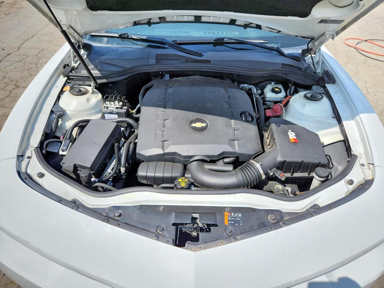 2014 Chevrolet Camaro Lt White vin: 2G1FB1E35E9320224