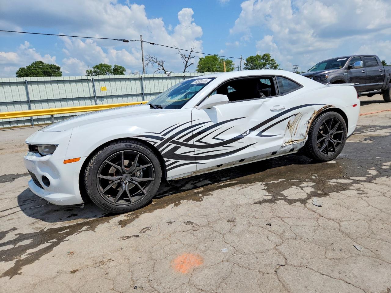2014 Chevrolet Camaro Lt White vin: 2G1FB1E35E9320224