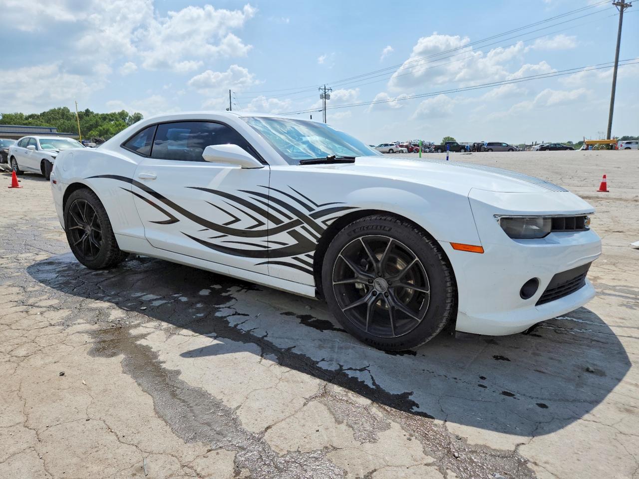 2014 Chevrolet Camaro Lt White vin: 2G1FB1E35E9320224