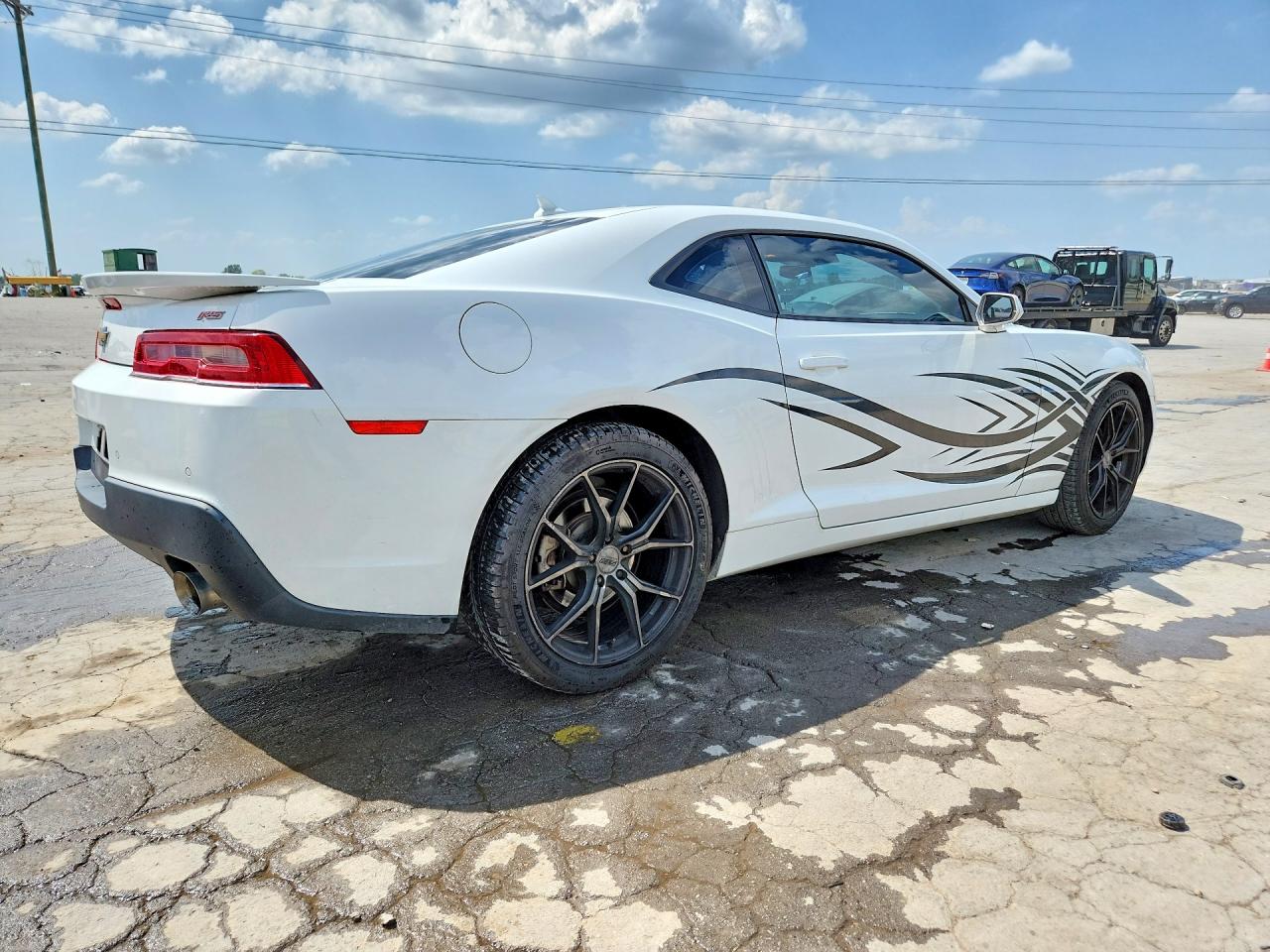 2014 Chevrolet Camaro Lt White vin: 2G1FB1E35E9320224