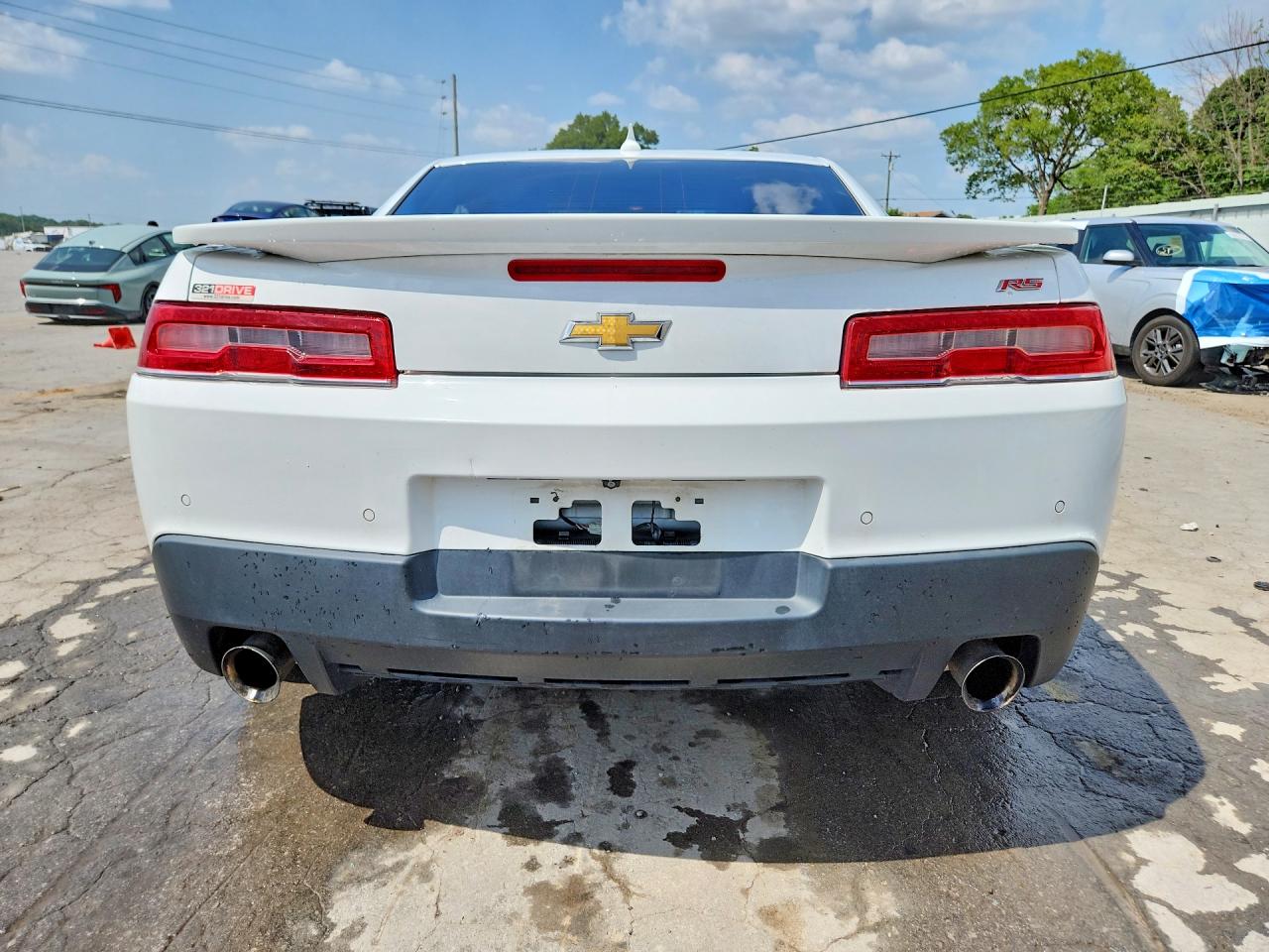 2014 Chevrolet Camaro Lt White vin: 2G1FB1E35E9320224