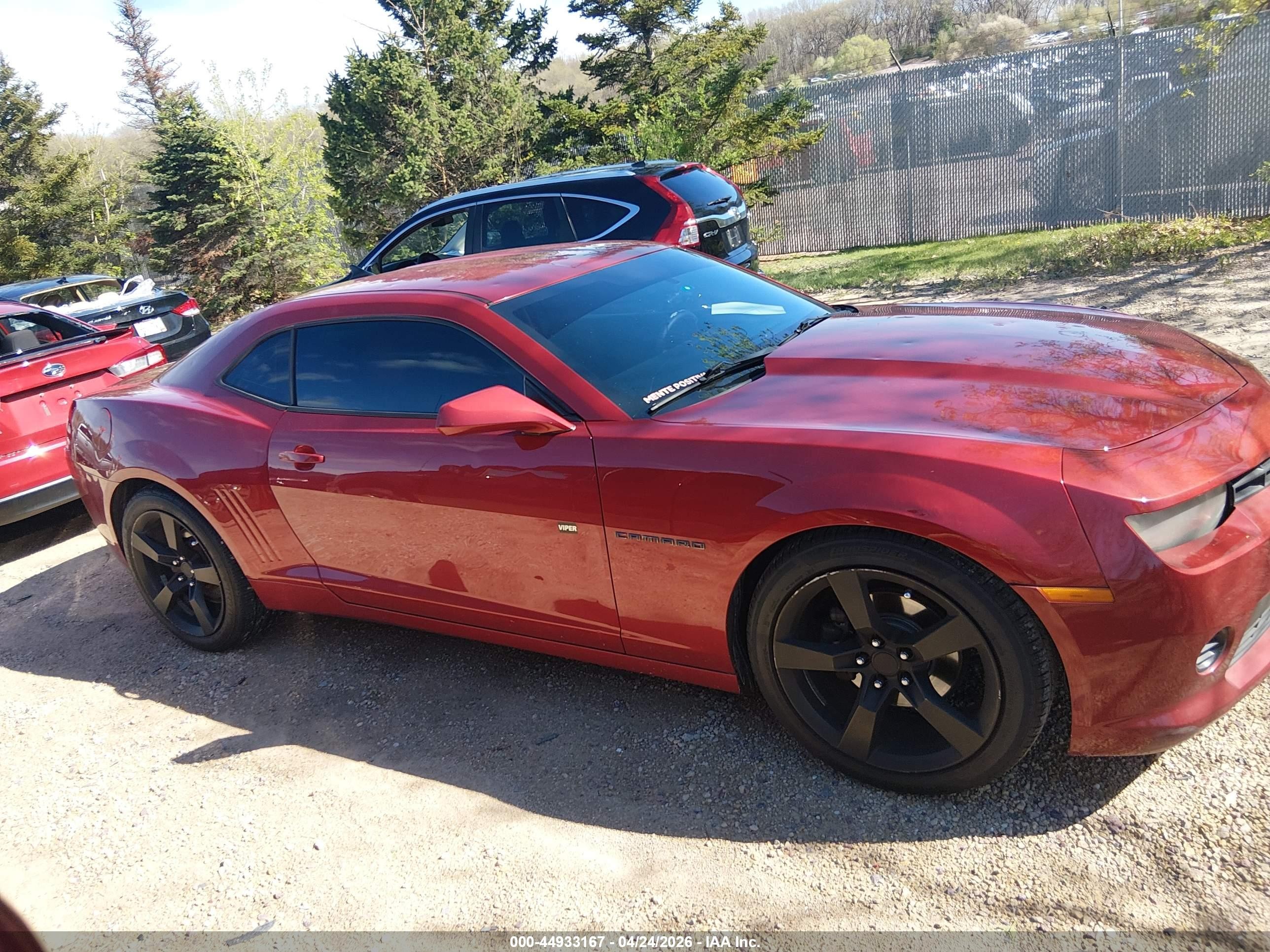 2015 Chevrolet Camaro 2ls Burgundy vin: 2G1FB1E35F9130165