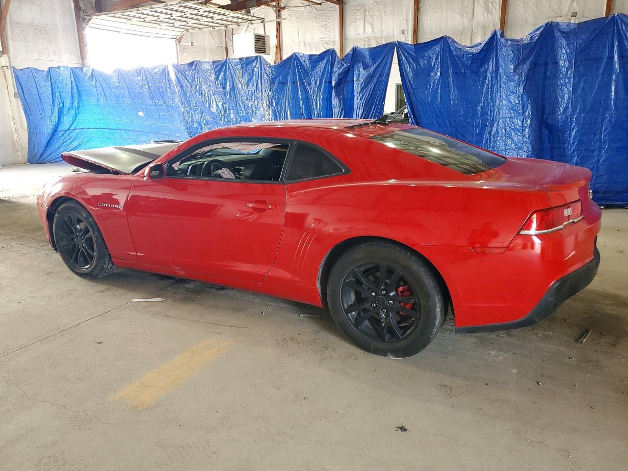 2015 Chevrolet Camaro Ls Red vin: 2G1FB1E35F9133132