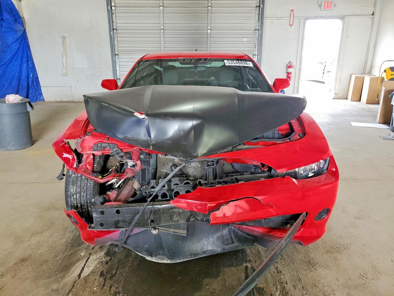 2015 Chevrolet Camaro Ls Red vin: 2G1FB1E35F9133132