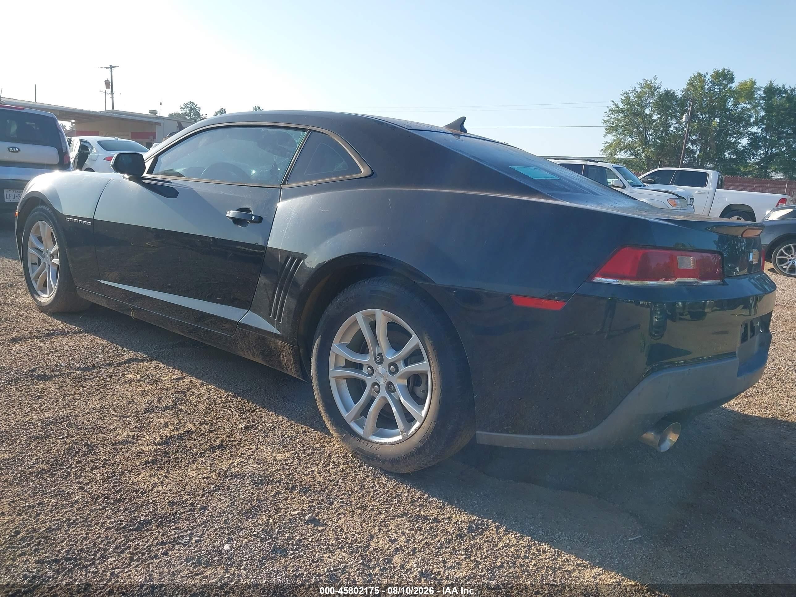2015 Chevrolet Camaro 2ls Black vin: 2G1FB1E35F9241475