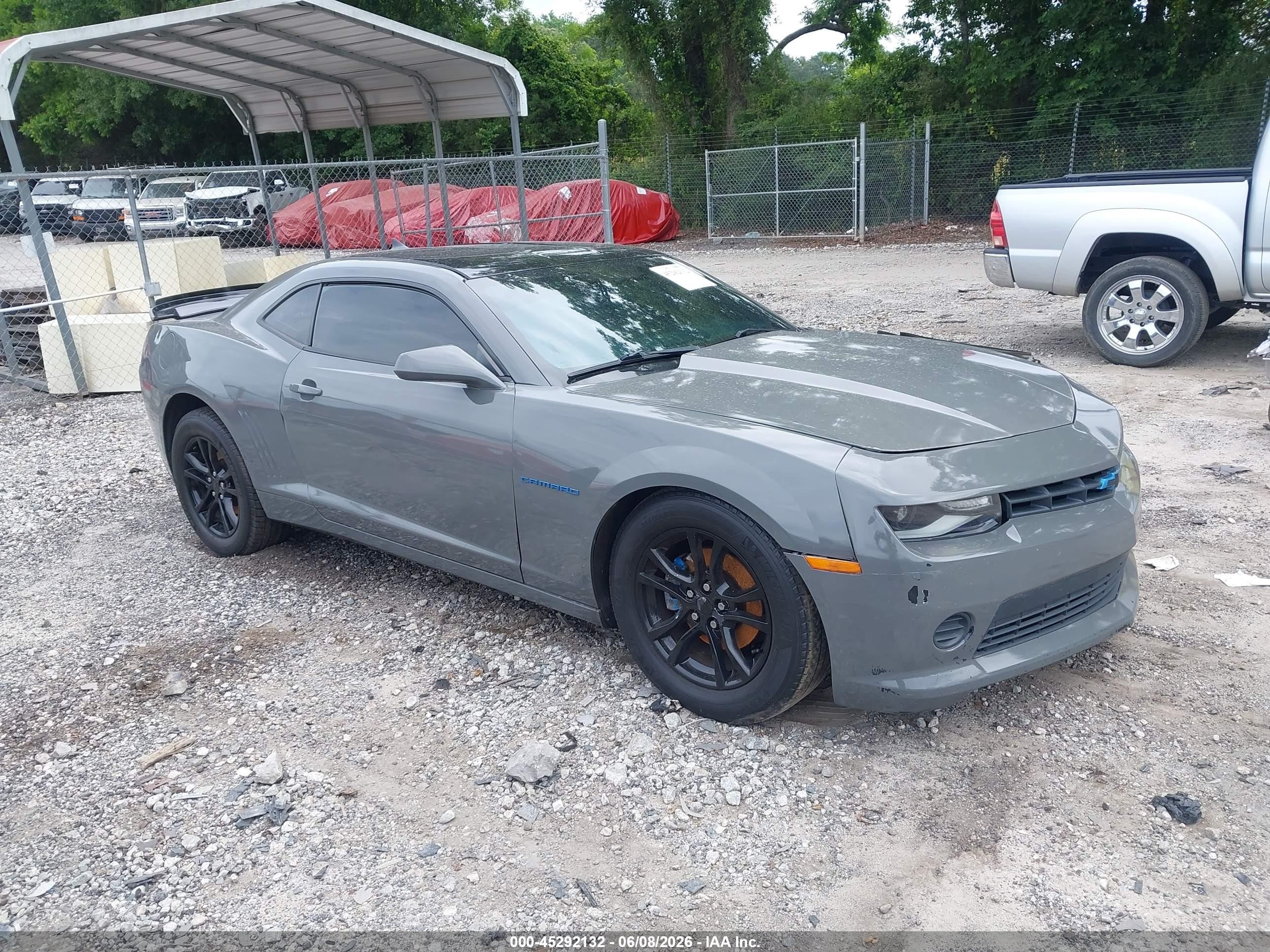 2015 Chevrolet Camaro 2ls Gray vin: 2G1FB1E35F9305529