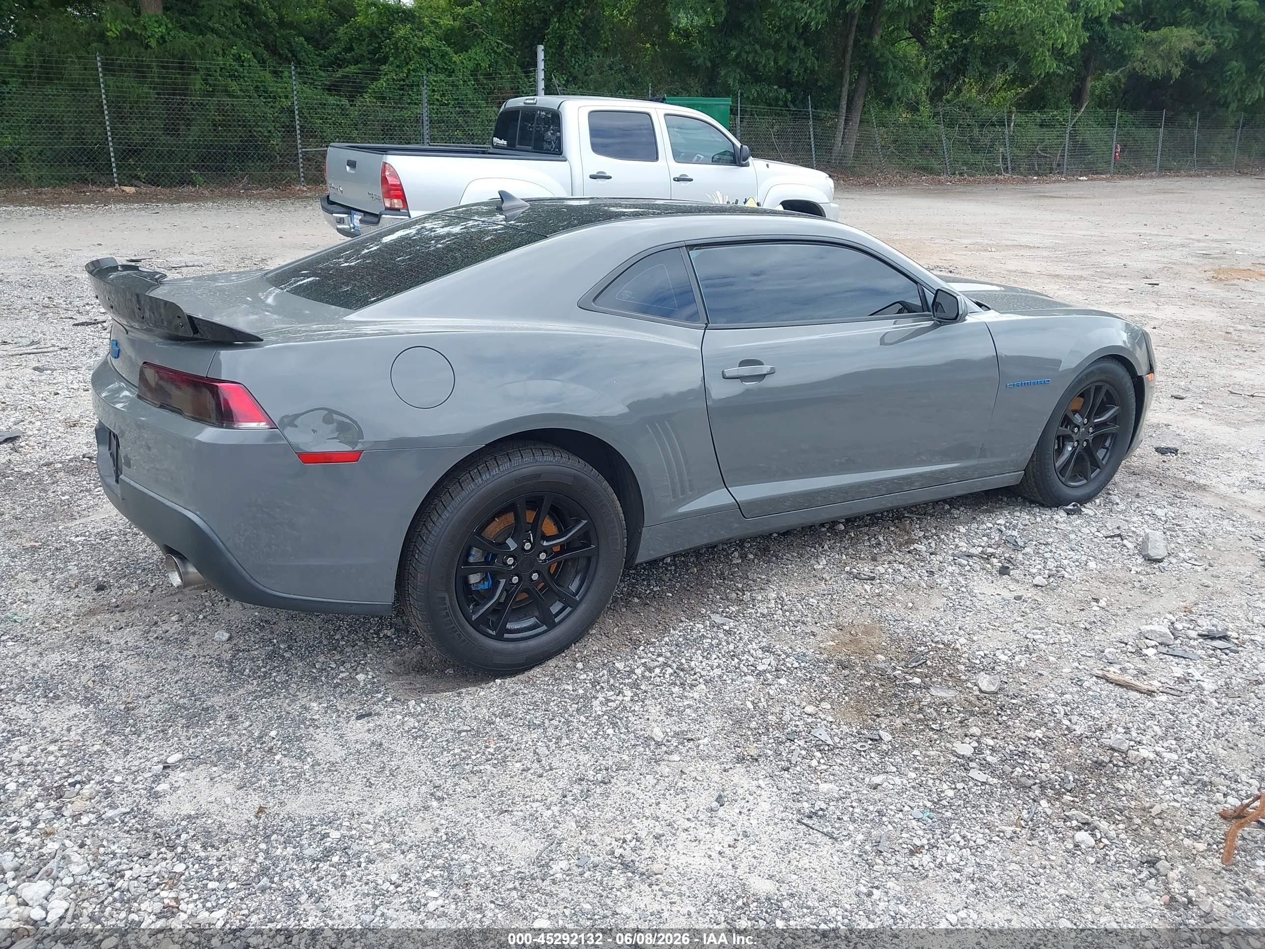 2015 Chevrolet Camaro 2ls Gray vin: 2G1FB1E35F9305529