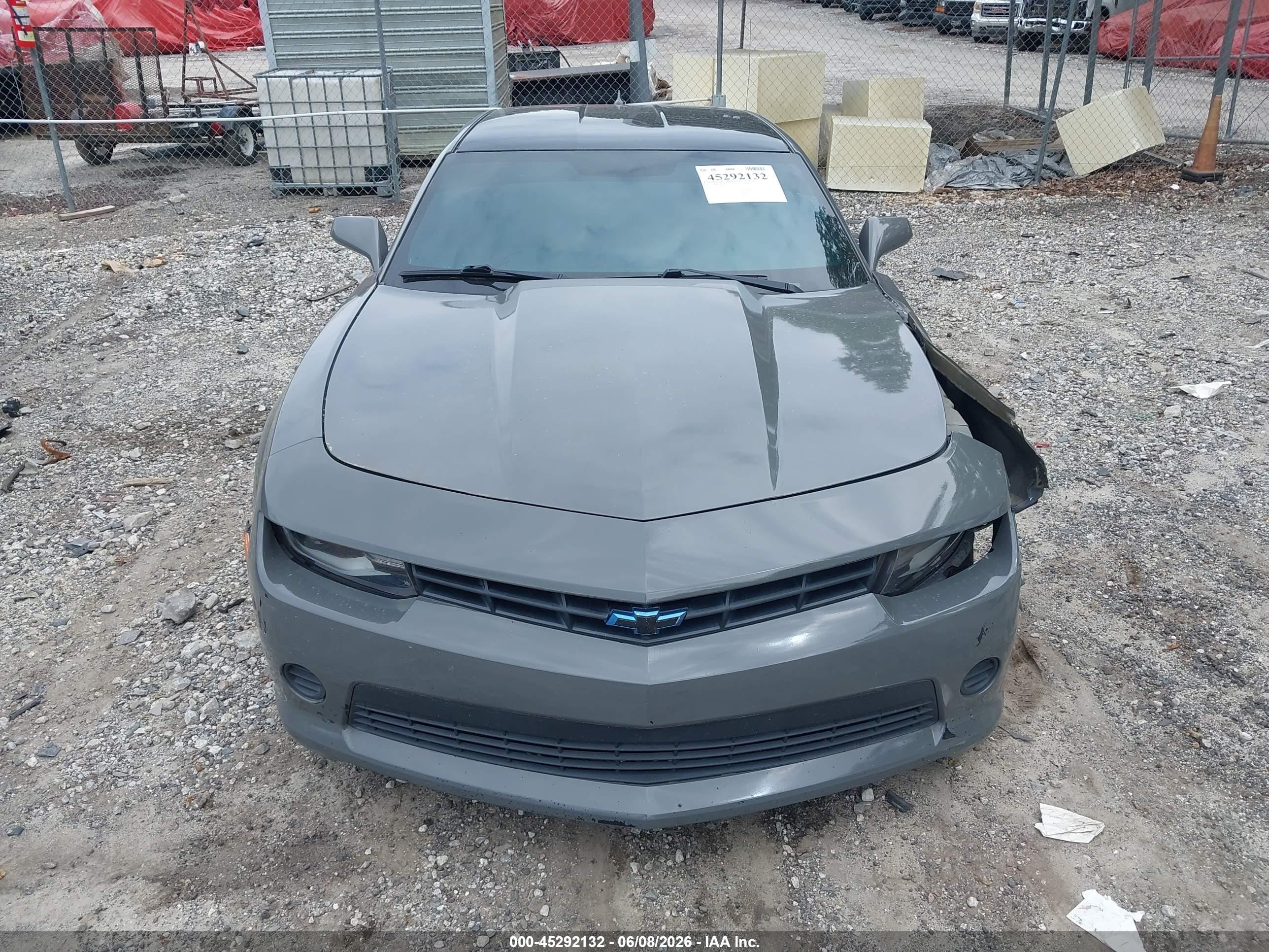 2015 Chevrolet Camaro 2ls Gray vin: 2G1FB1E35F9305529