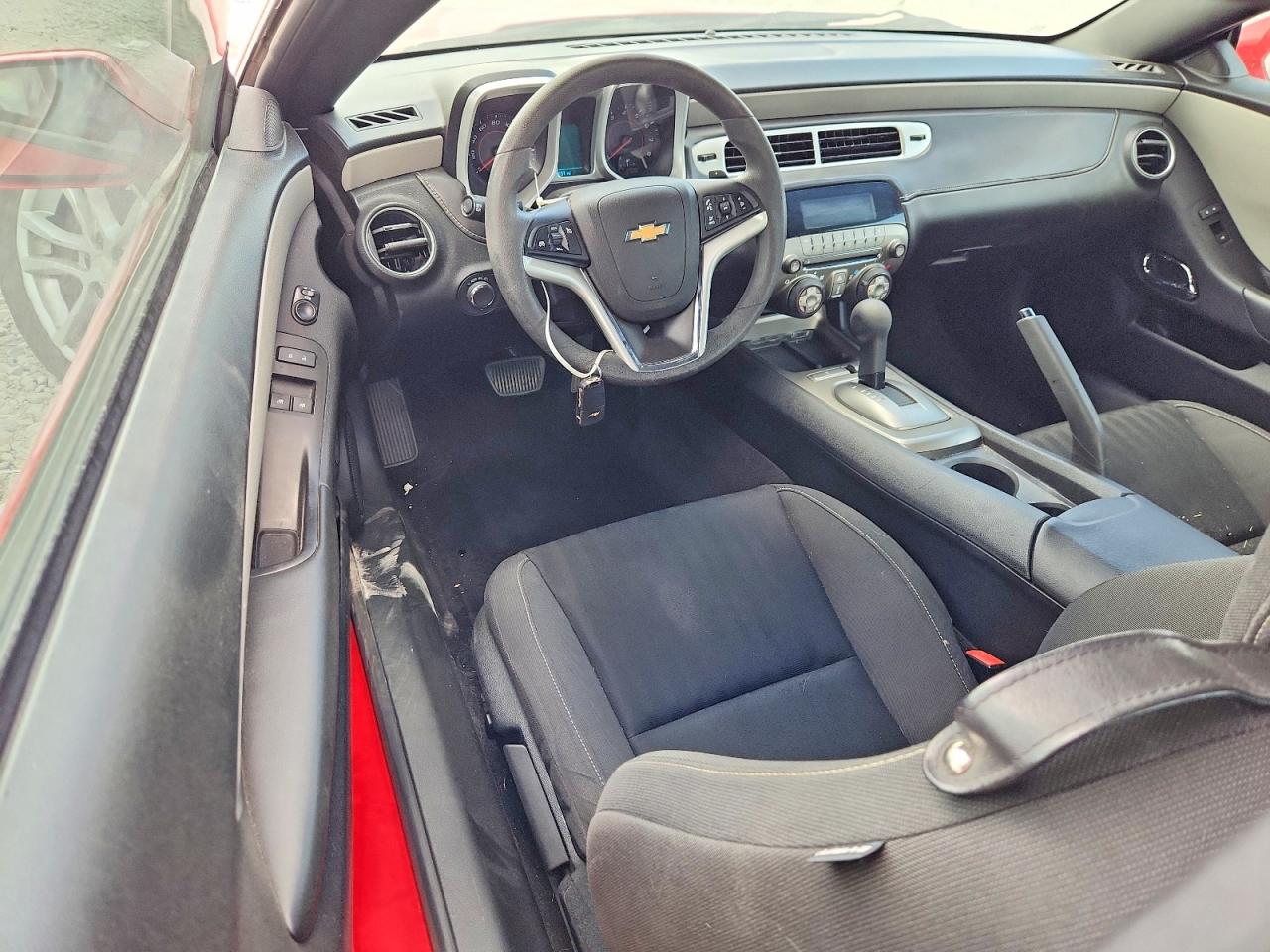 2015 Chevrolet Camaro Ls Red vin: 2G1FB1E35F9305630
