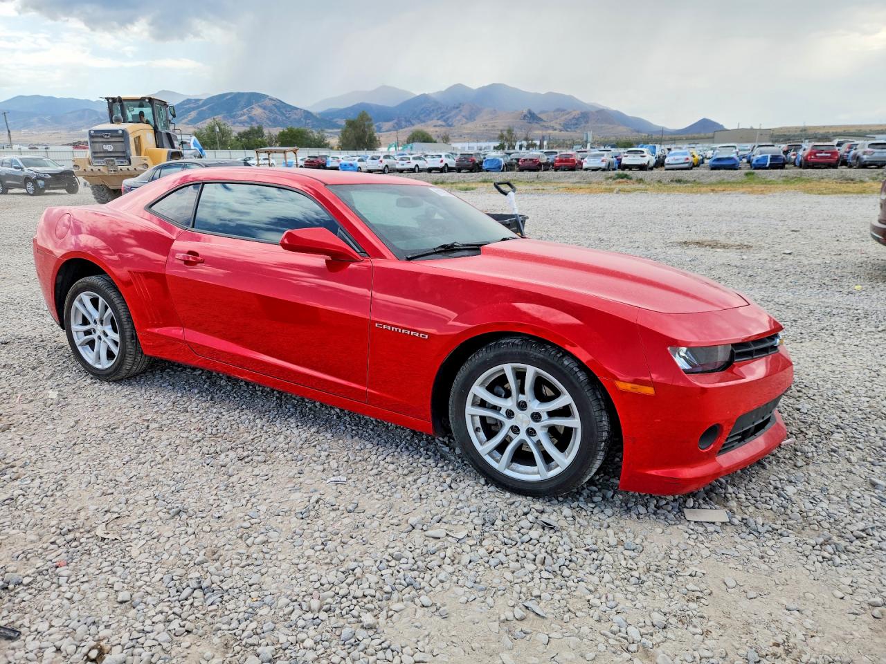 2015 Chevrolet Camaro Ls Red vin: 2G1FB1E35F9305630