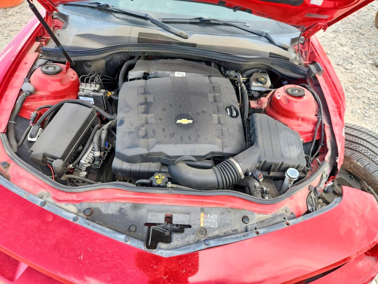 2015 Chevrolet Camaro Ls Red vin: 2G1FB1E35F9305630