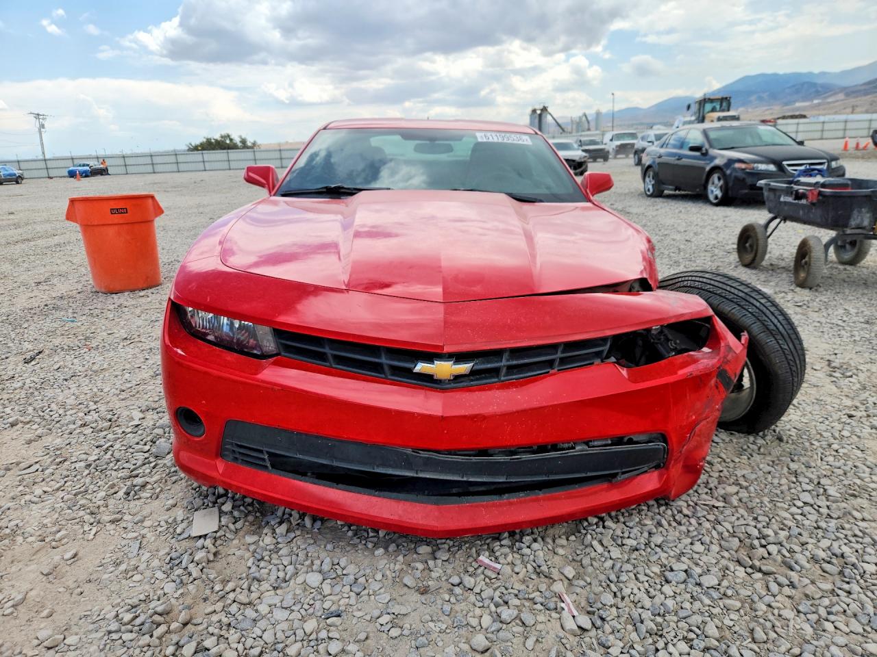 2015 Chevrolet Camaro Ls Red vin: 2G1FB1E35F9305630