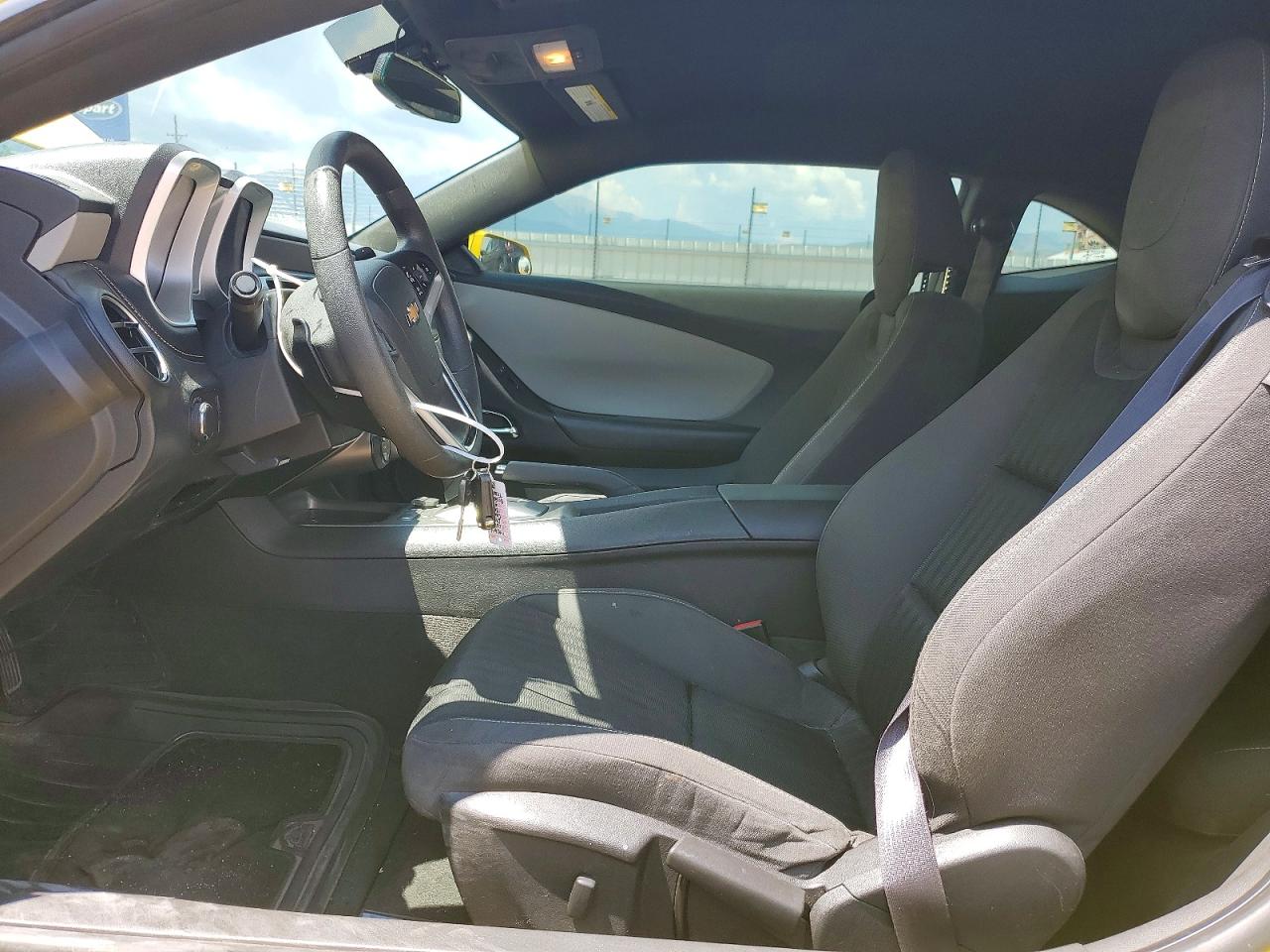 2015 Chevrolet Camaro Ls Yellow vin: 2G1FB1E35F9310875