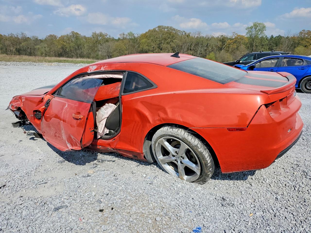 2012 Chevrolet Camaro Lt Orange vin: 2G1FB1E36C9119168