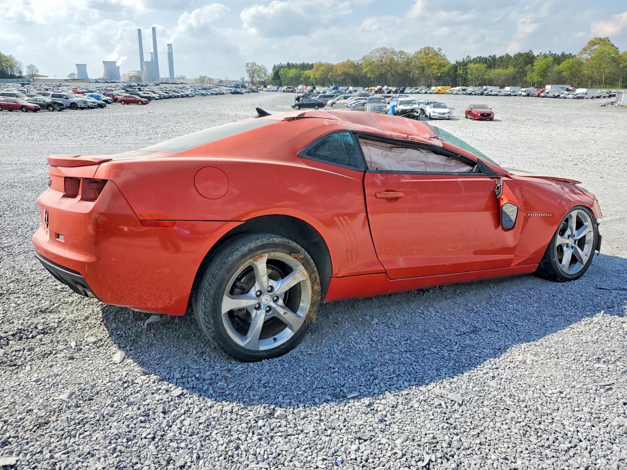 2012 Chevrolet Camaro Lt Orange vin: 2G1FB1E36C9119168