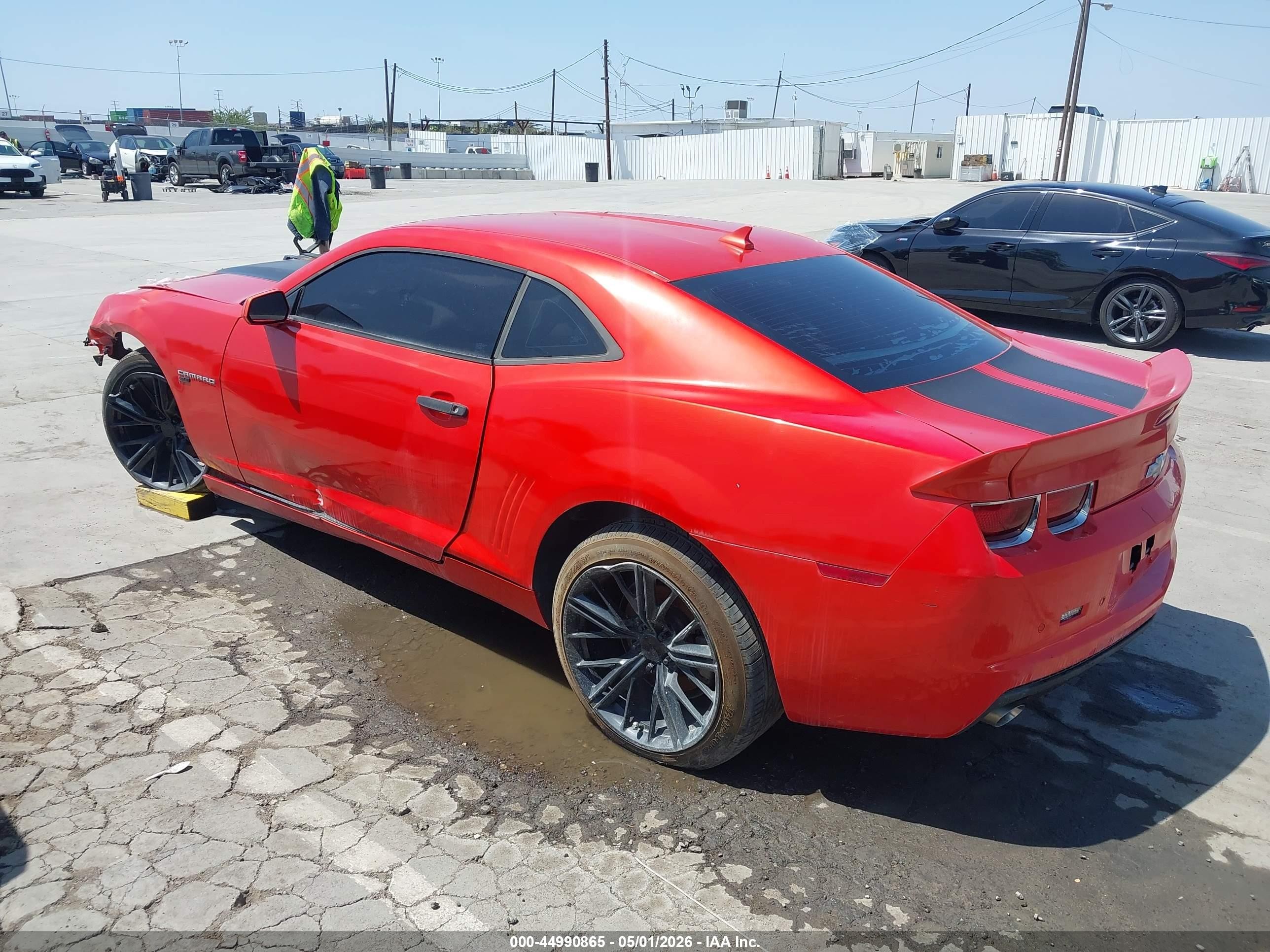 2012 Chevrolet Camaro 1lt Orange vin: 2G1FB1E36C9119946