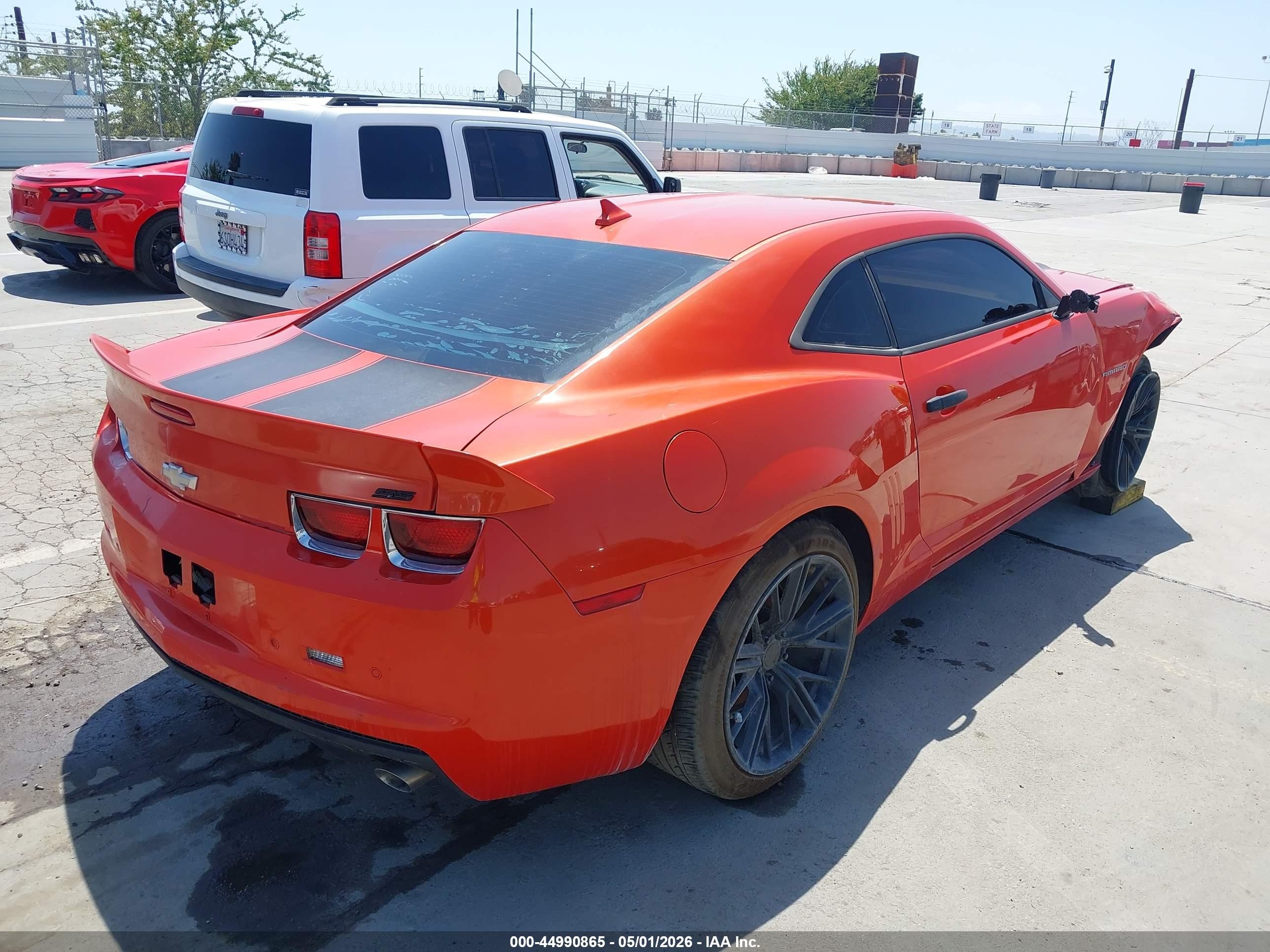 2012 Chevrolet Camaro 1lt Orange vin: 2G1FB1E36C9119946