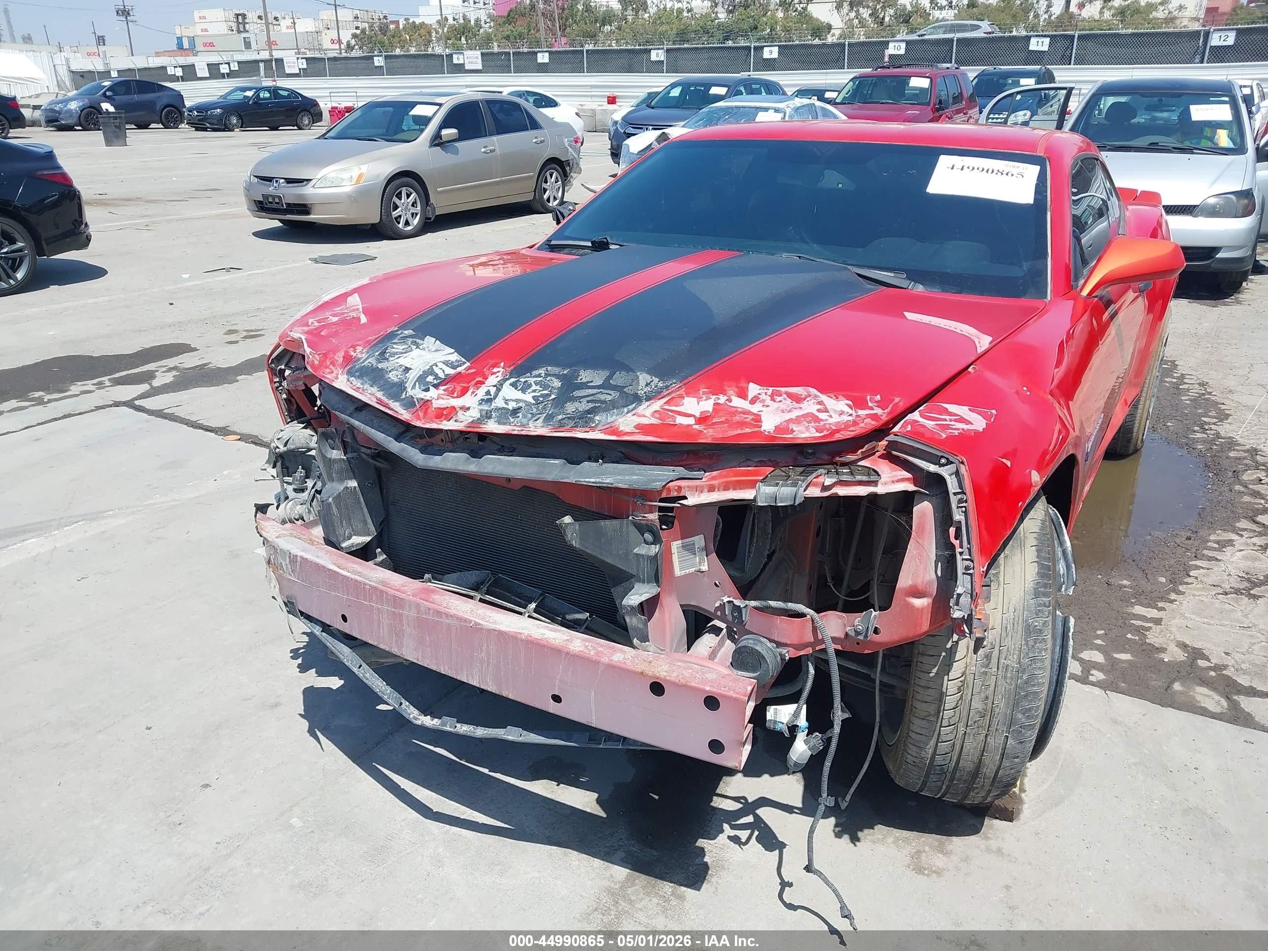 2012 Chevrolet Camaro 1lt Orange vin: 2G1FB1E36C9119946